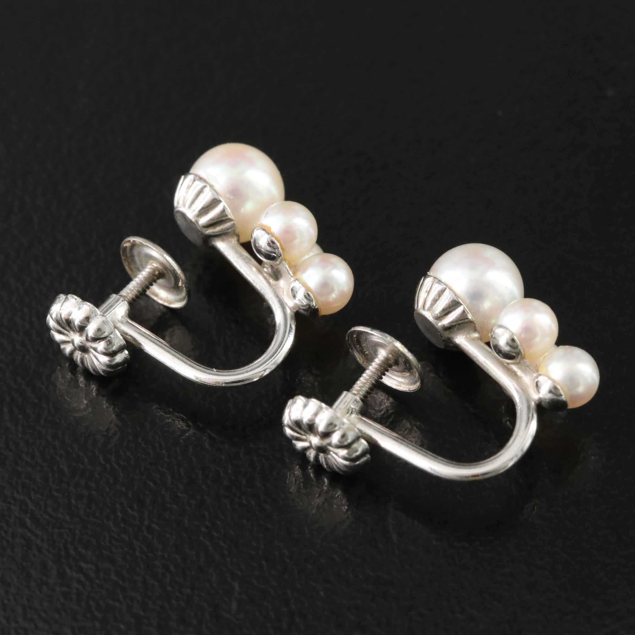 14K Pearl Earrings
