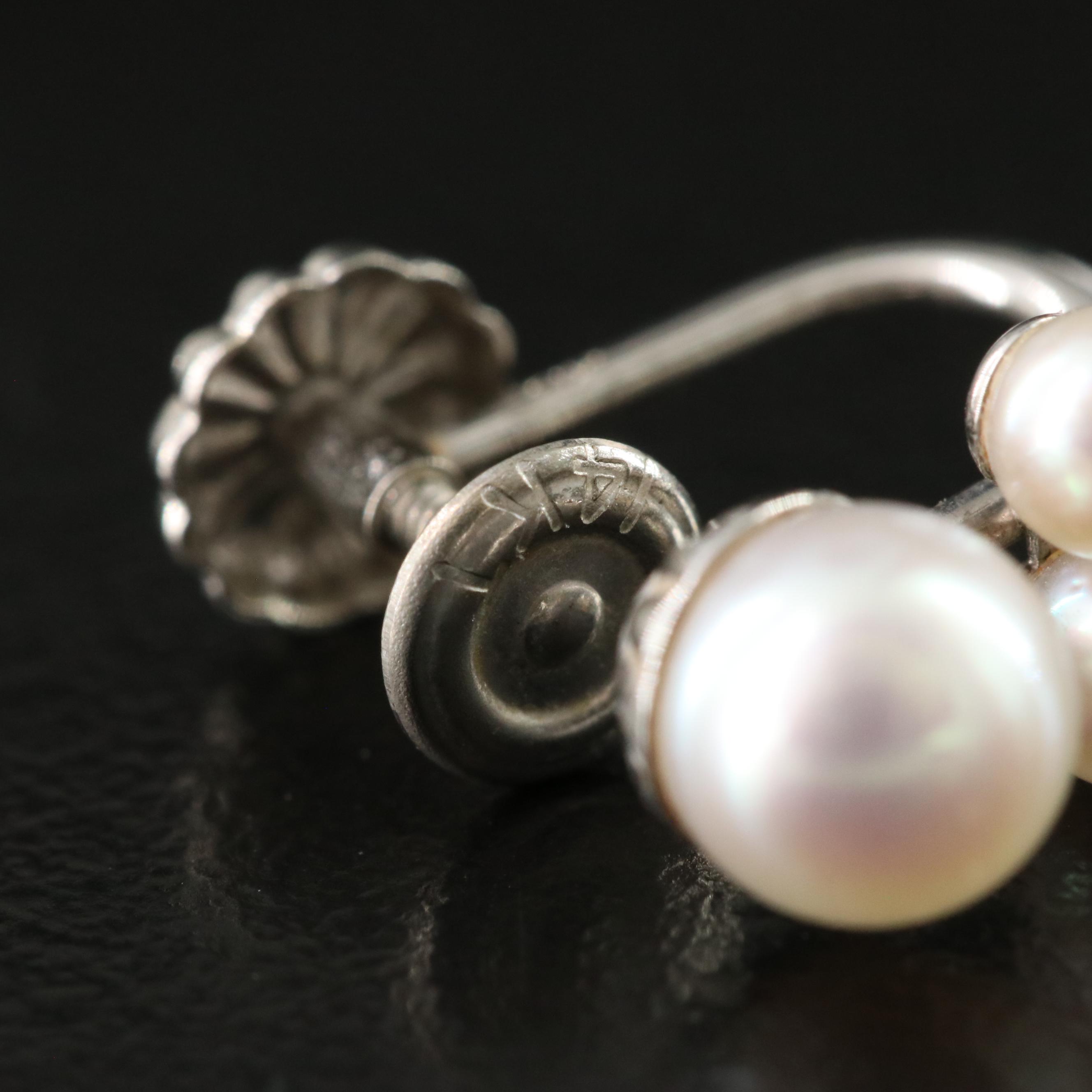 14K Pearl Earrings
