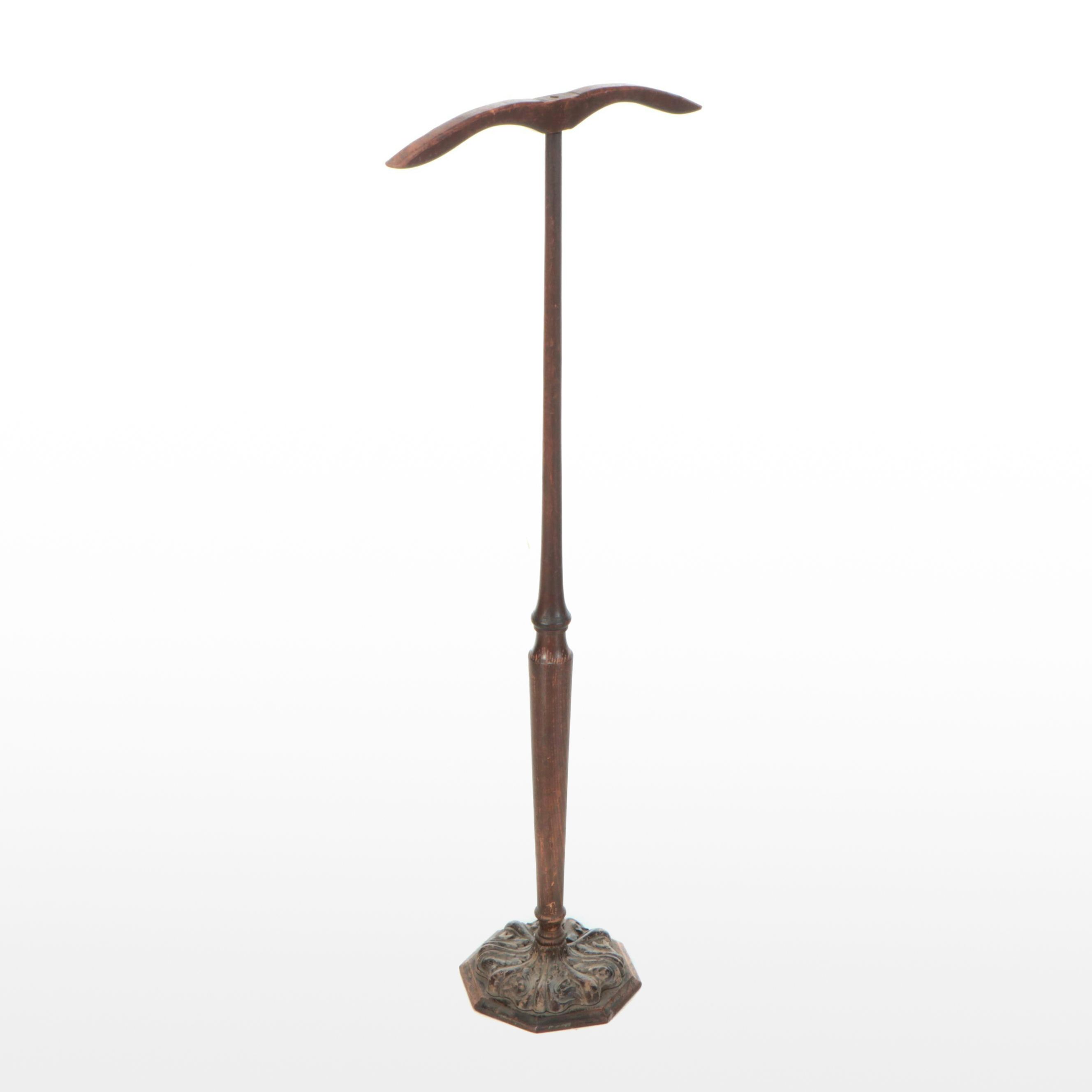 Wooden Valet Stand, Late 19th/Early 20th Century