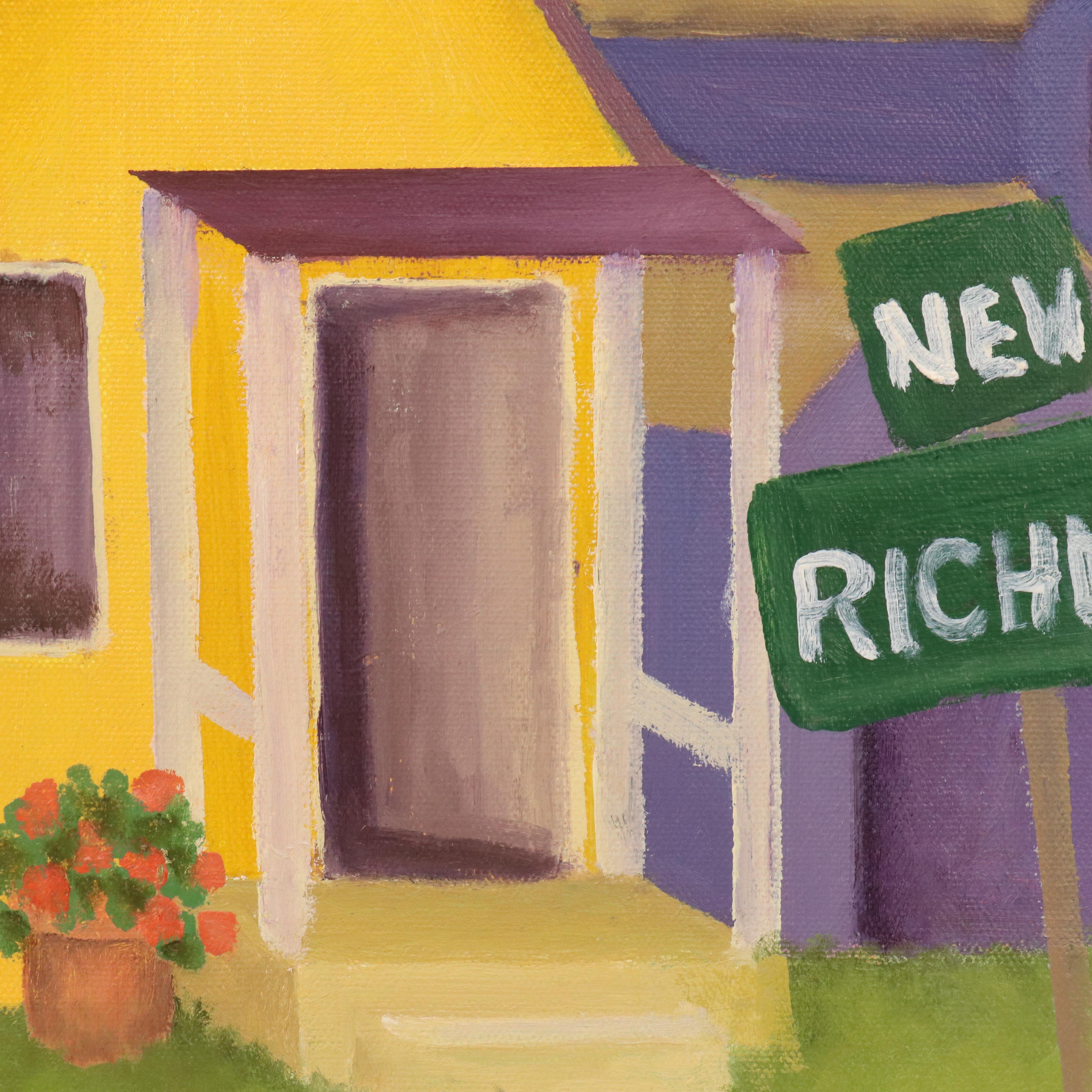 B. Brennan Selnick Residential Landscape Oil Painting, 2004