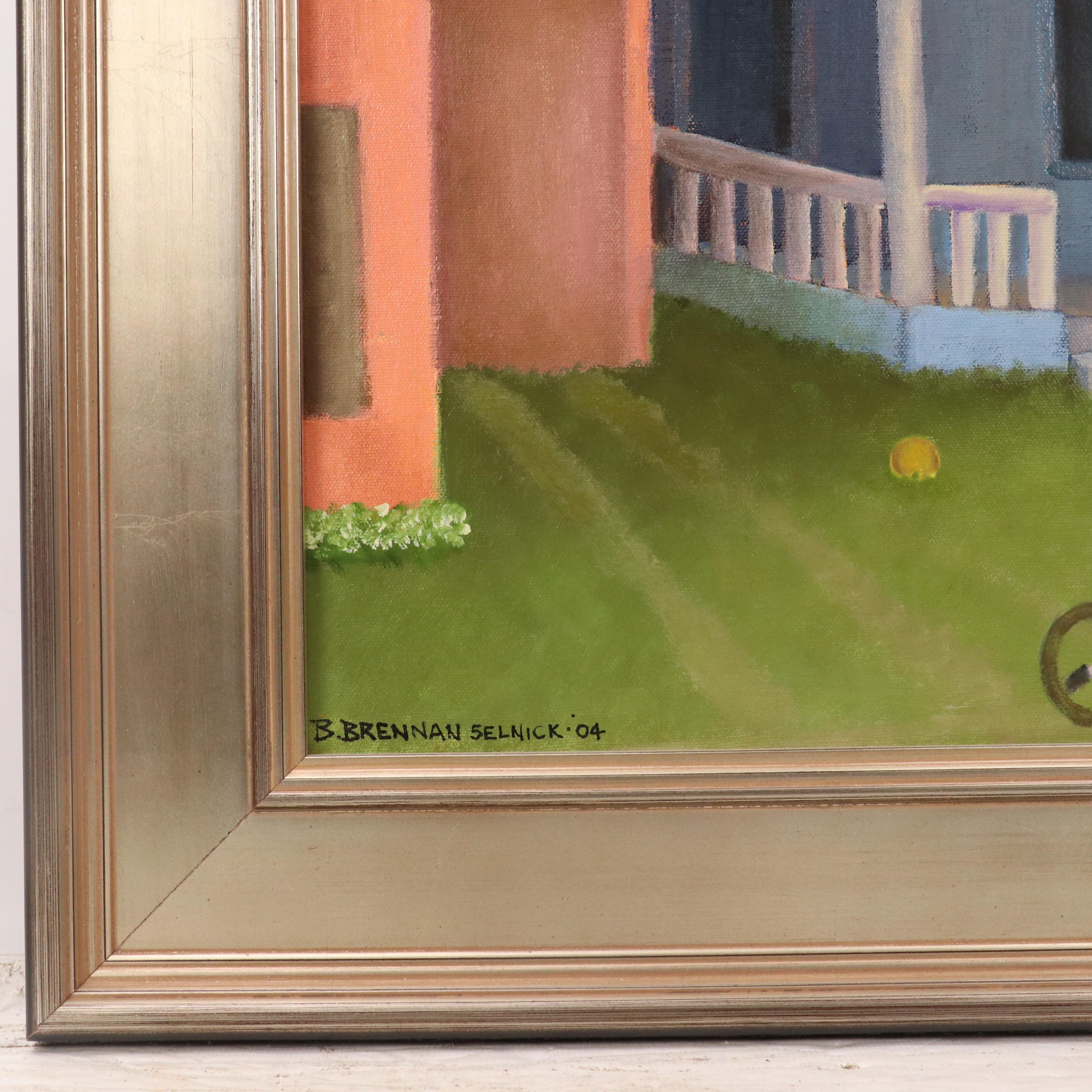 B. Brennan Selnick Residential Landscape Oil Painting, 2004
