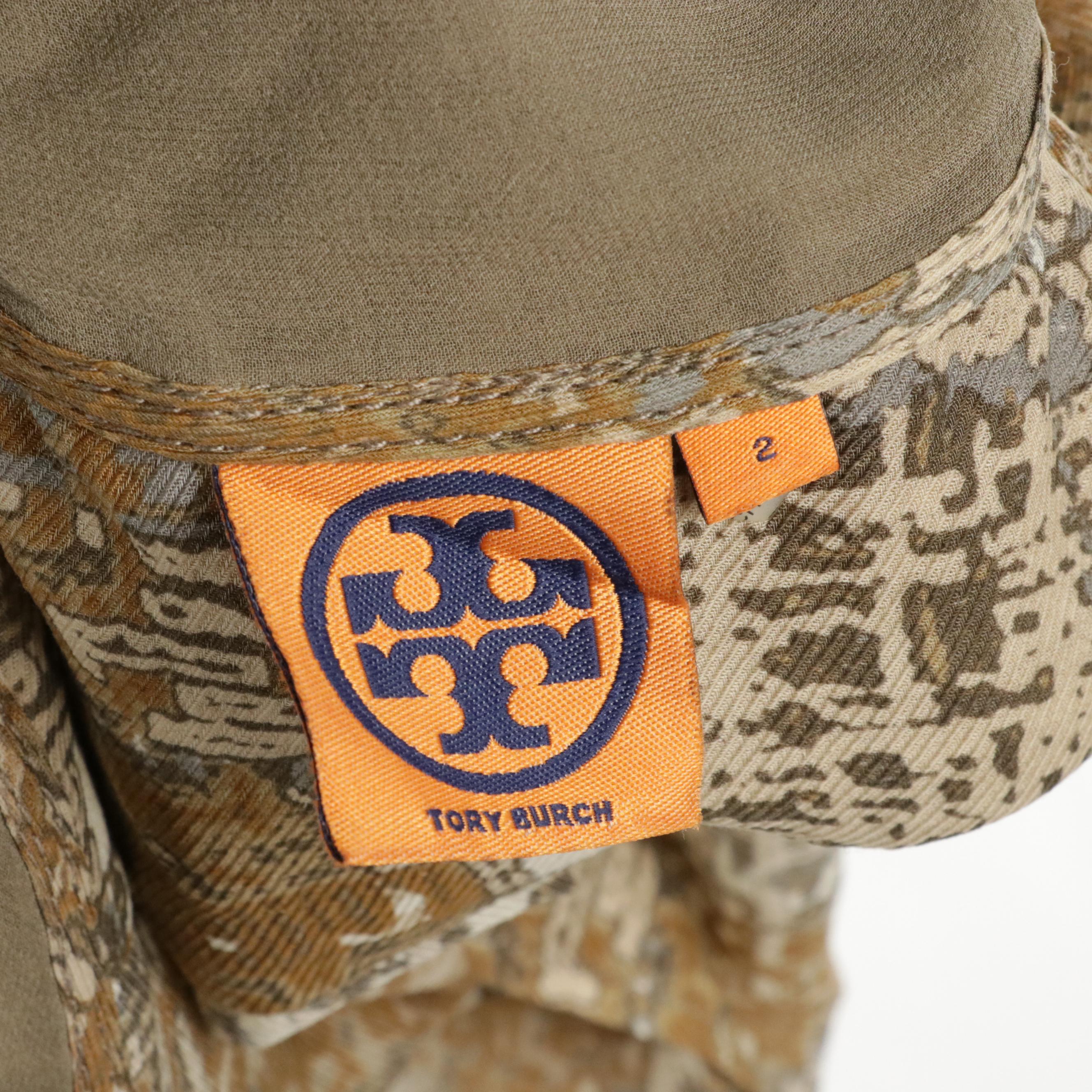 Tory Burch Three-Piece Skirt Set in Silk and Wool Blend