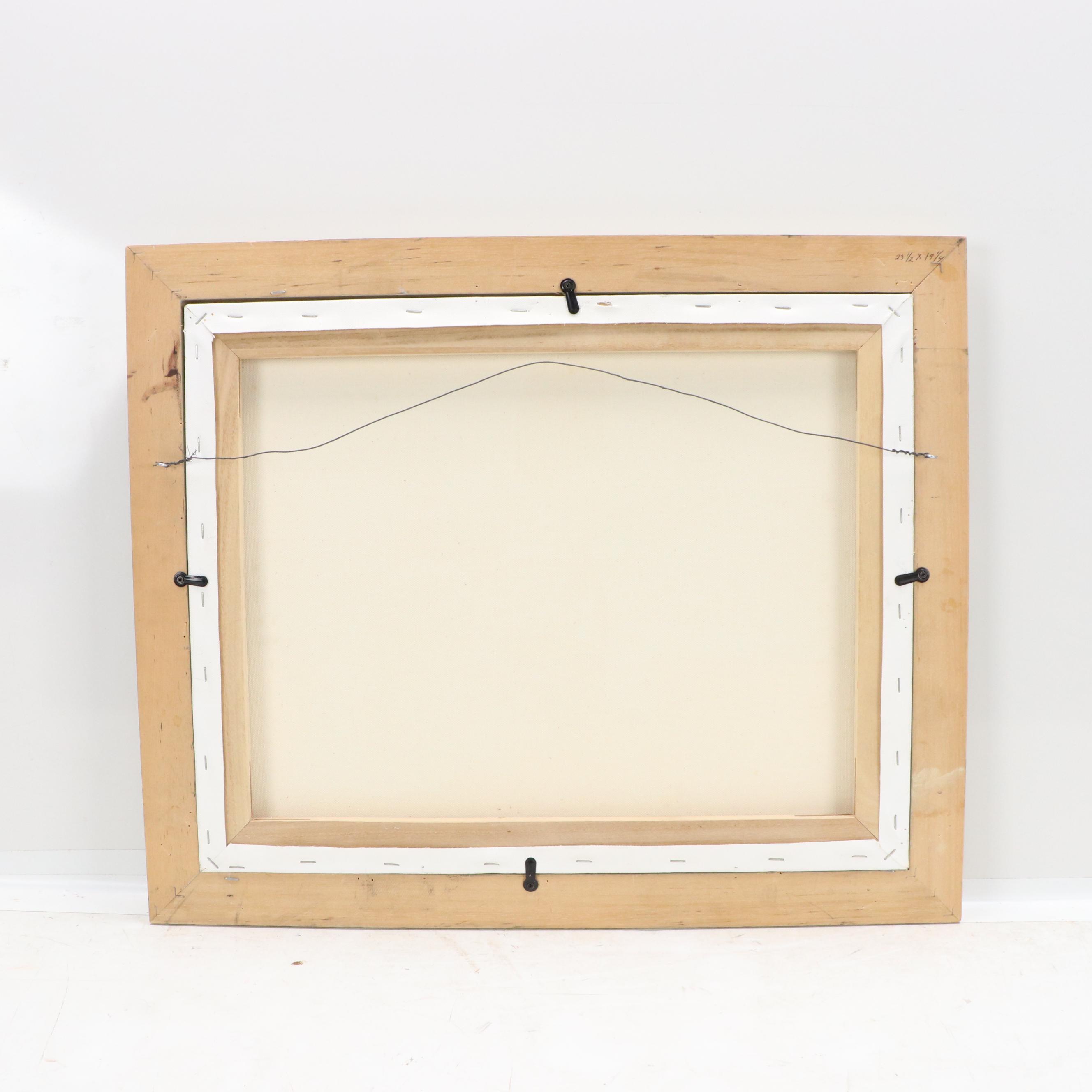 Beach Scene with Two Children Oil Painting, 2004