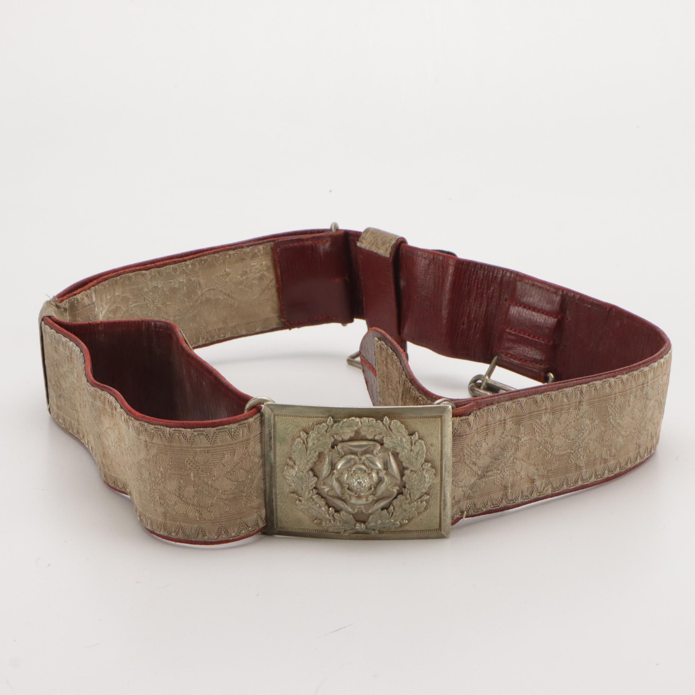 British Lord-Lieutenant Uniform Tunic Jacket in Scarlet Wool Melton, 1930s