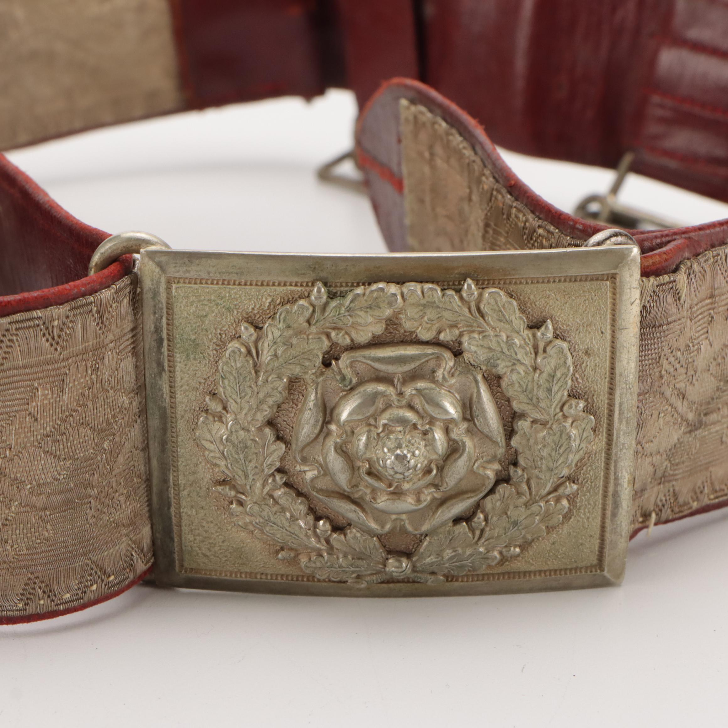 British Lord-Lieutenant Uniform Tunic Jacket in Scarlet Wool Melton, 1930s