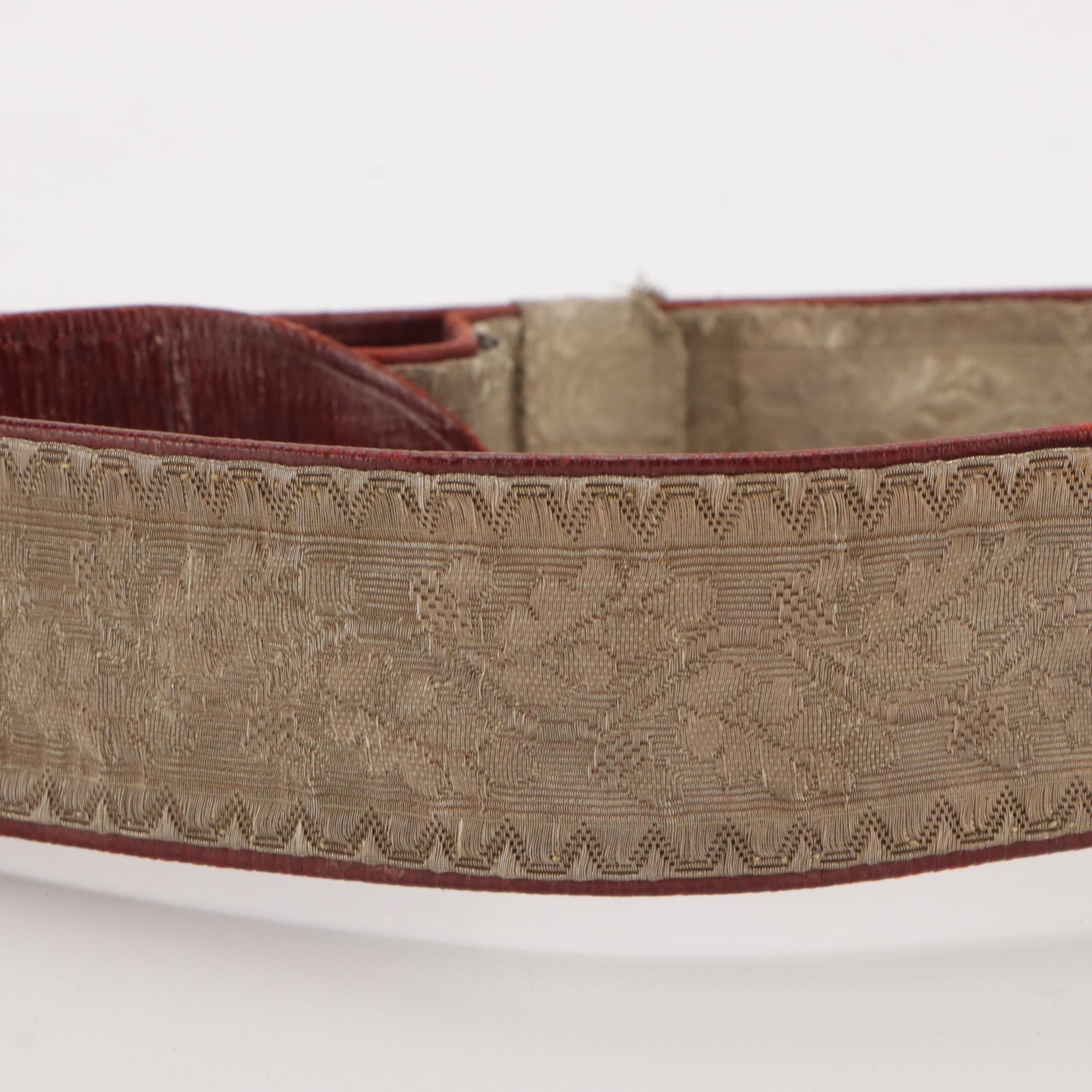 British Lord-Lieutenant Uniform Tunic Jacket in Scarlet Wool Melton, 1930s