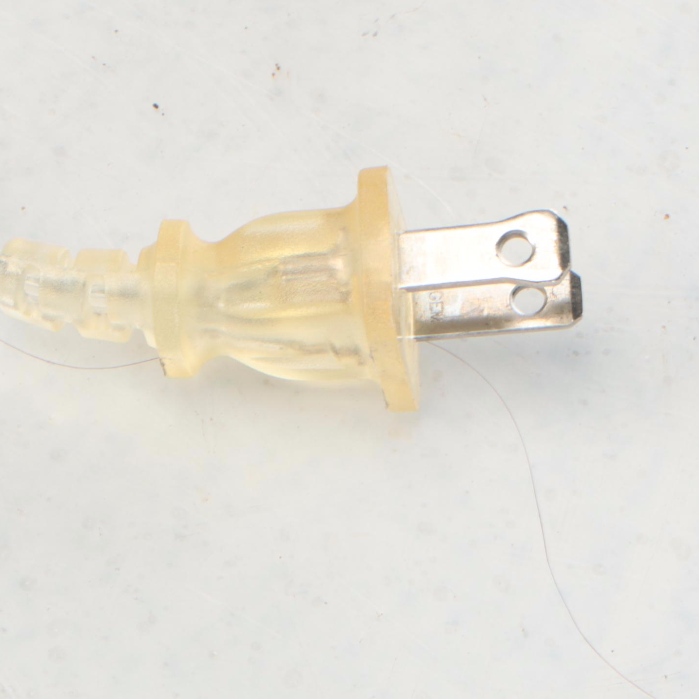 Two Brushed Metal Pharmacy Style Floor Lamps, Vintage