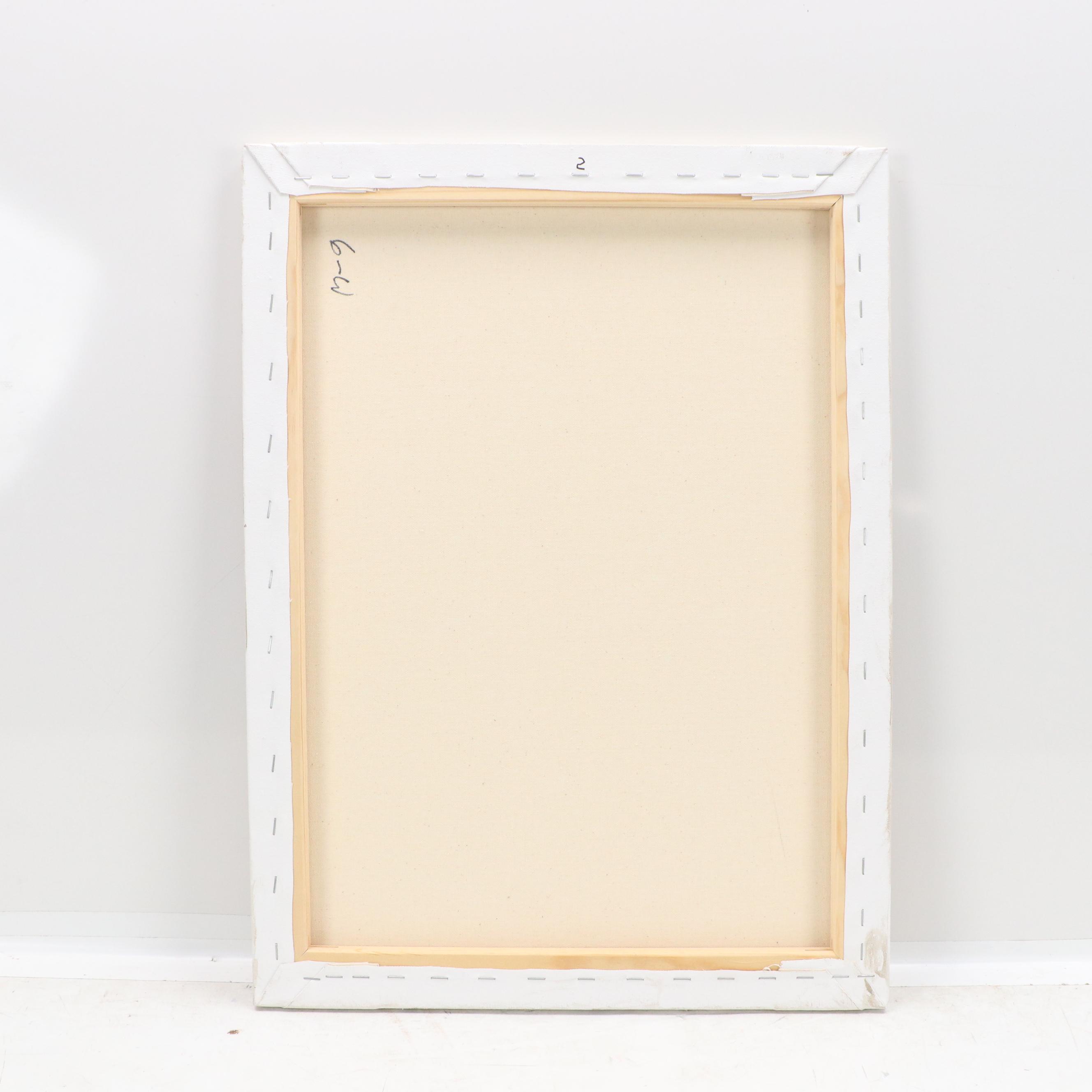 Abstract Mixed Media Painting, 21st Century