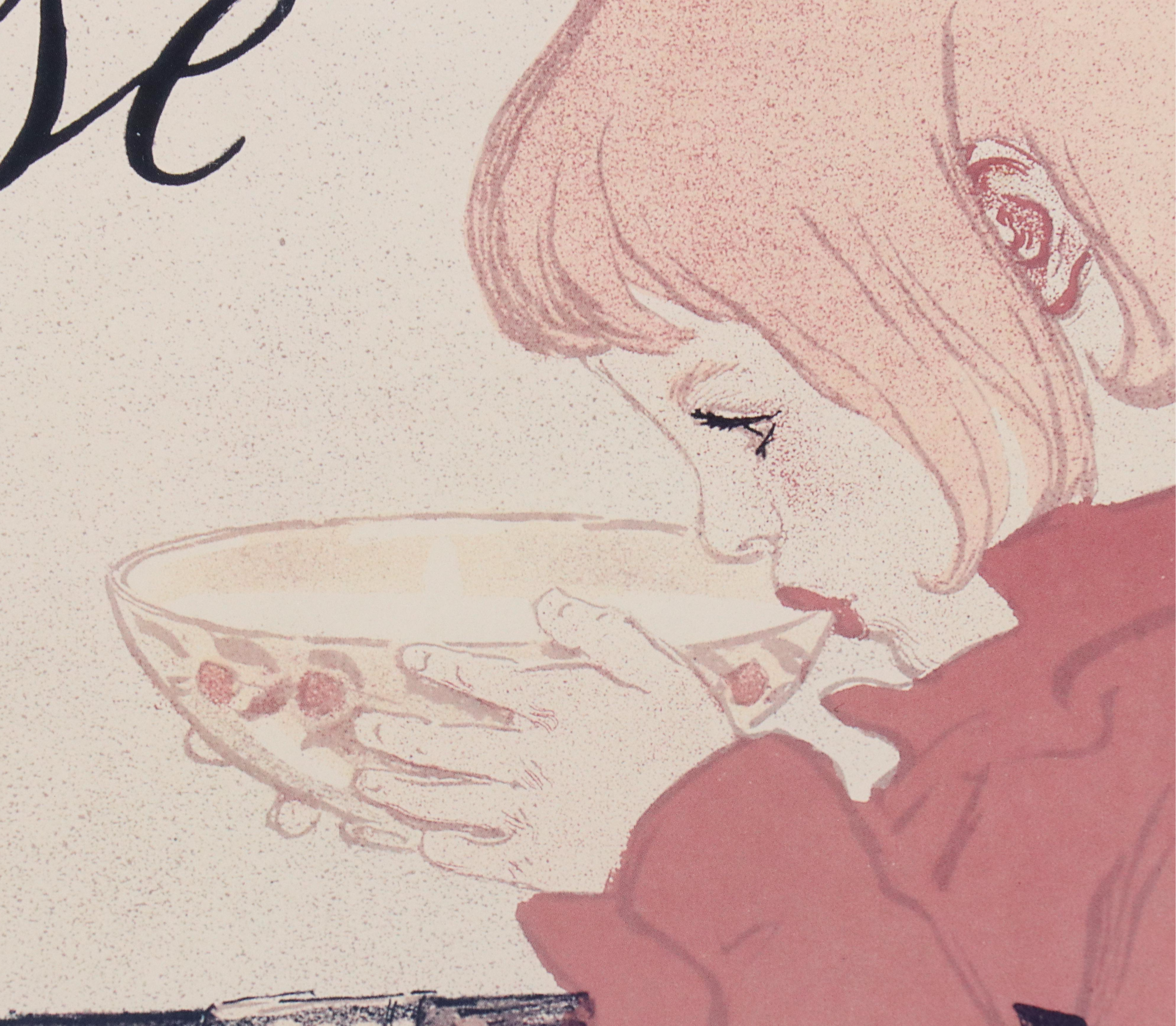 After Théophile Steinlen Offset Lithograph "Lait pur stérilisé de la Vingeanne"