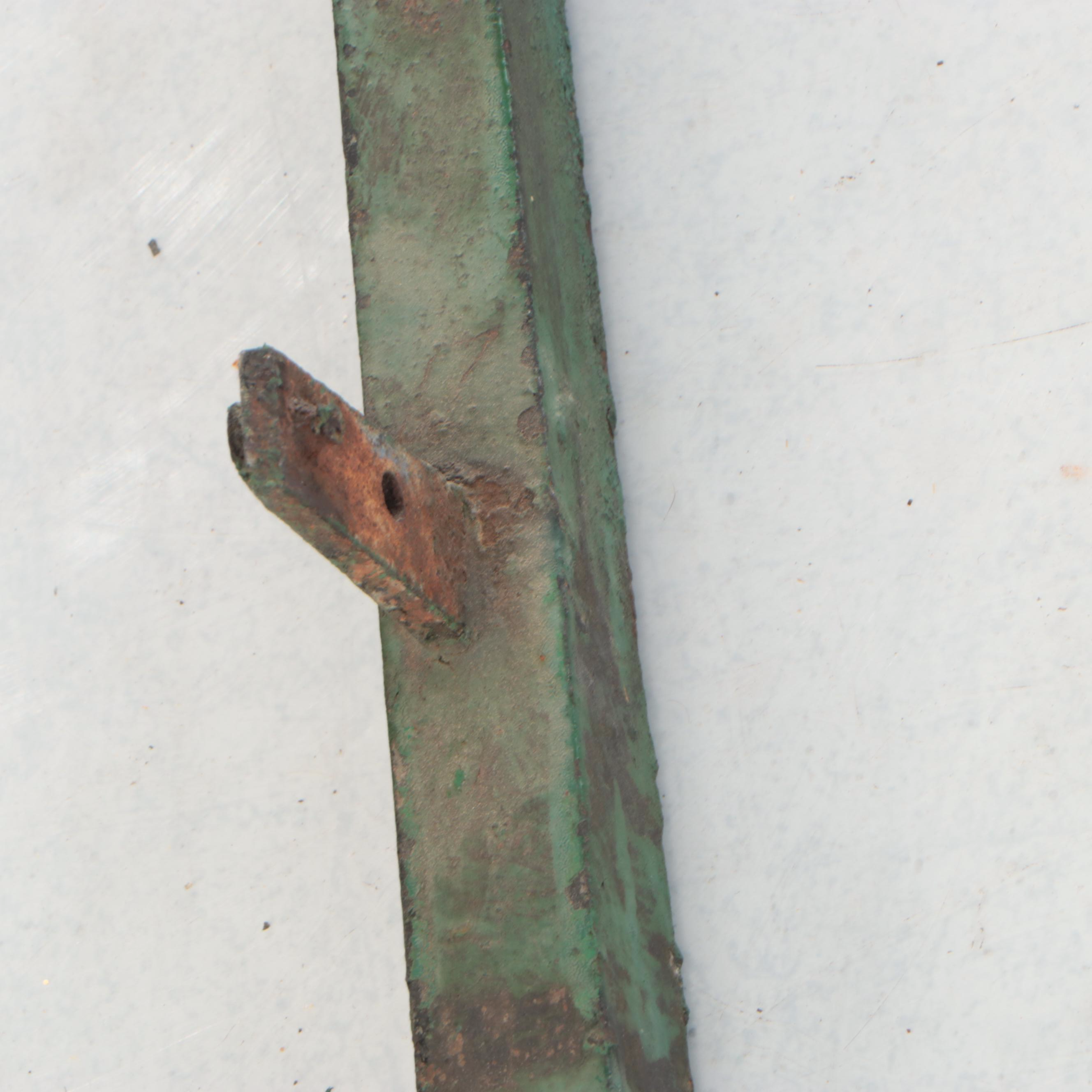 Architectural Salvage Cast Iron Trellis Work and Fence Topper Segments