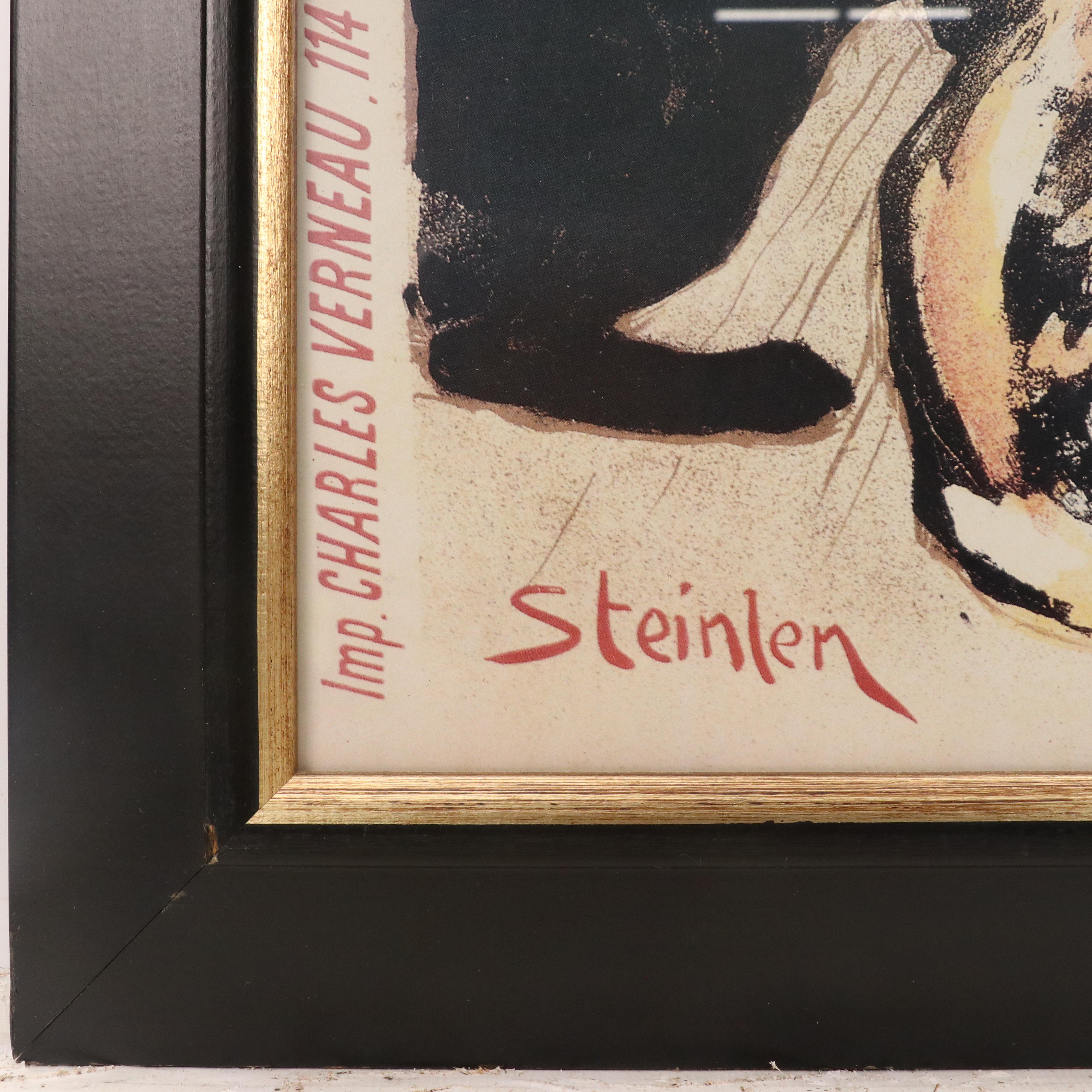 After Théophile Steinlen Offset Lithograph "Lait pur stérilisé de la Vingeanne"