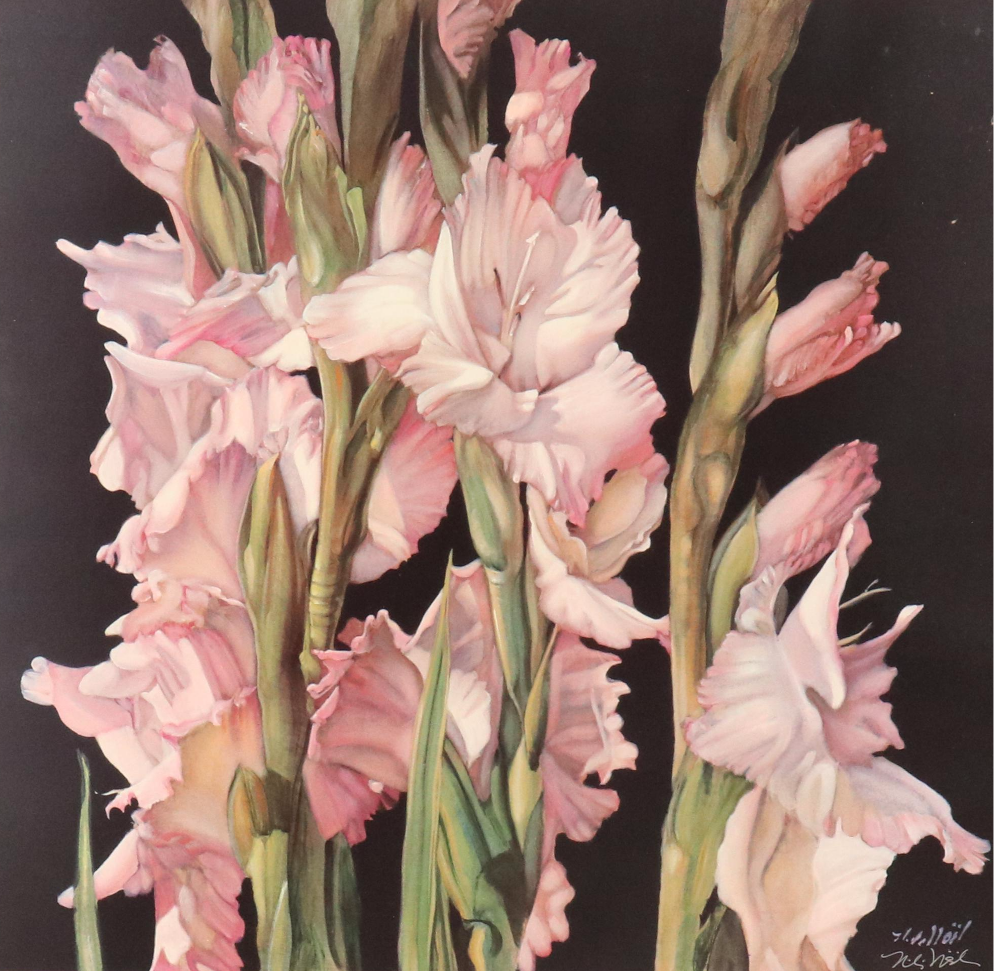 Nancy A. Noël Offset Lithograph of Gladiolus