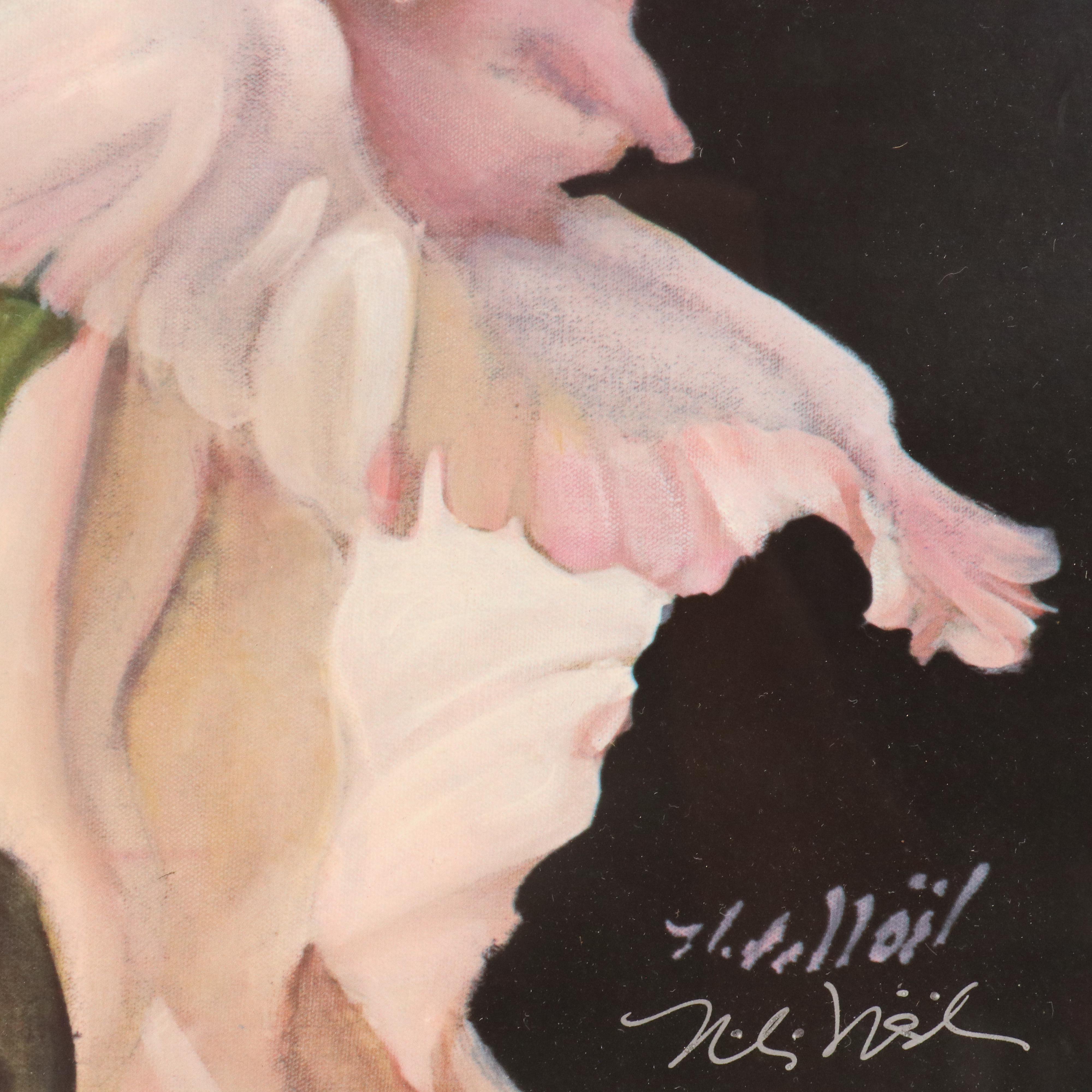 Nancy A. Noël Offset Lithograph of Gladiolus