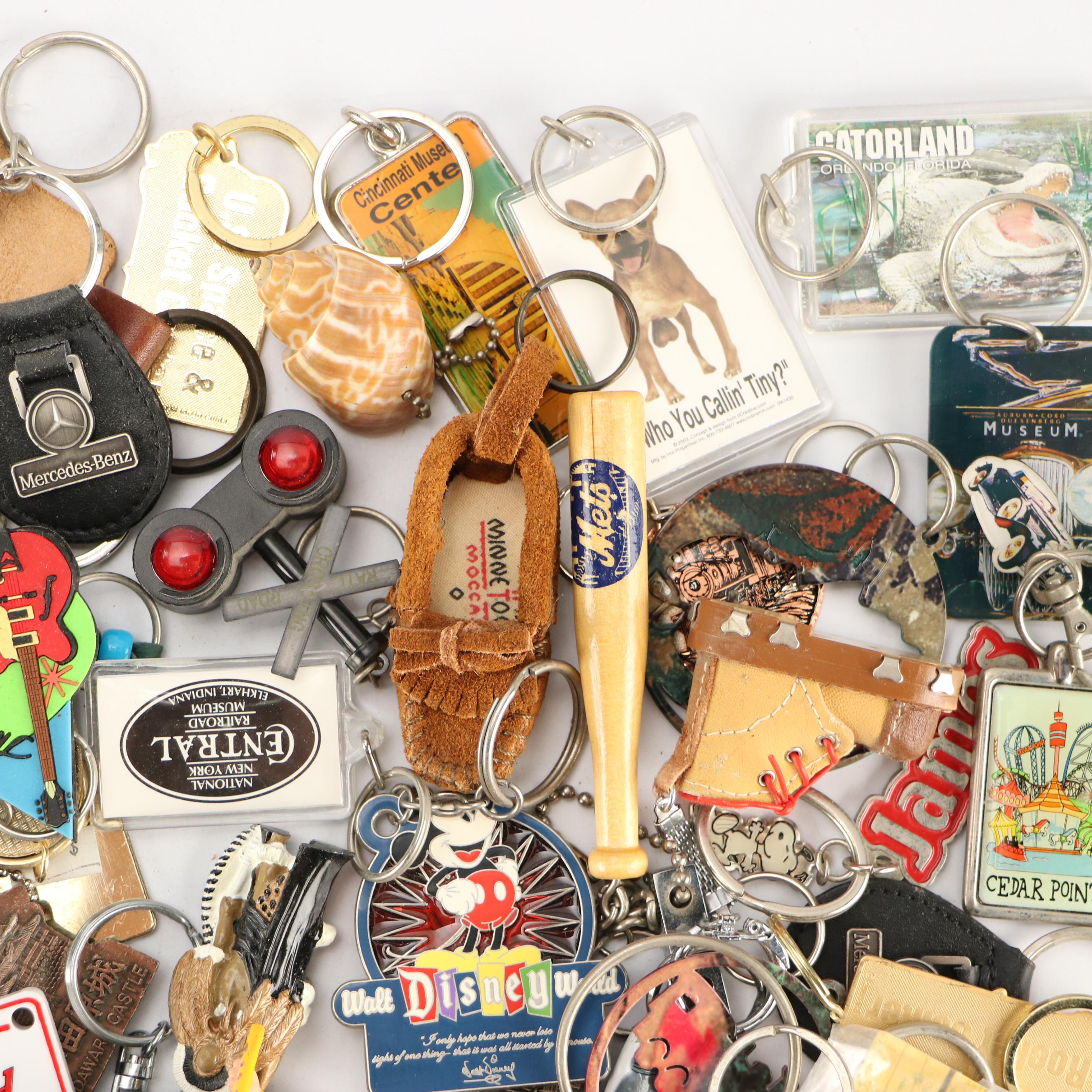 Walt Disney World, Camp Snoopy and More Souvenir Key Chains