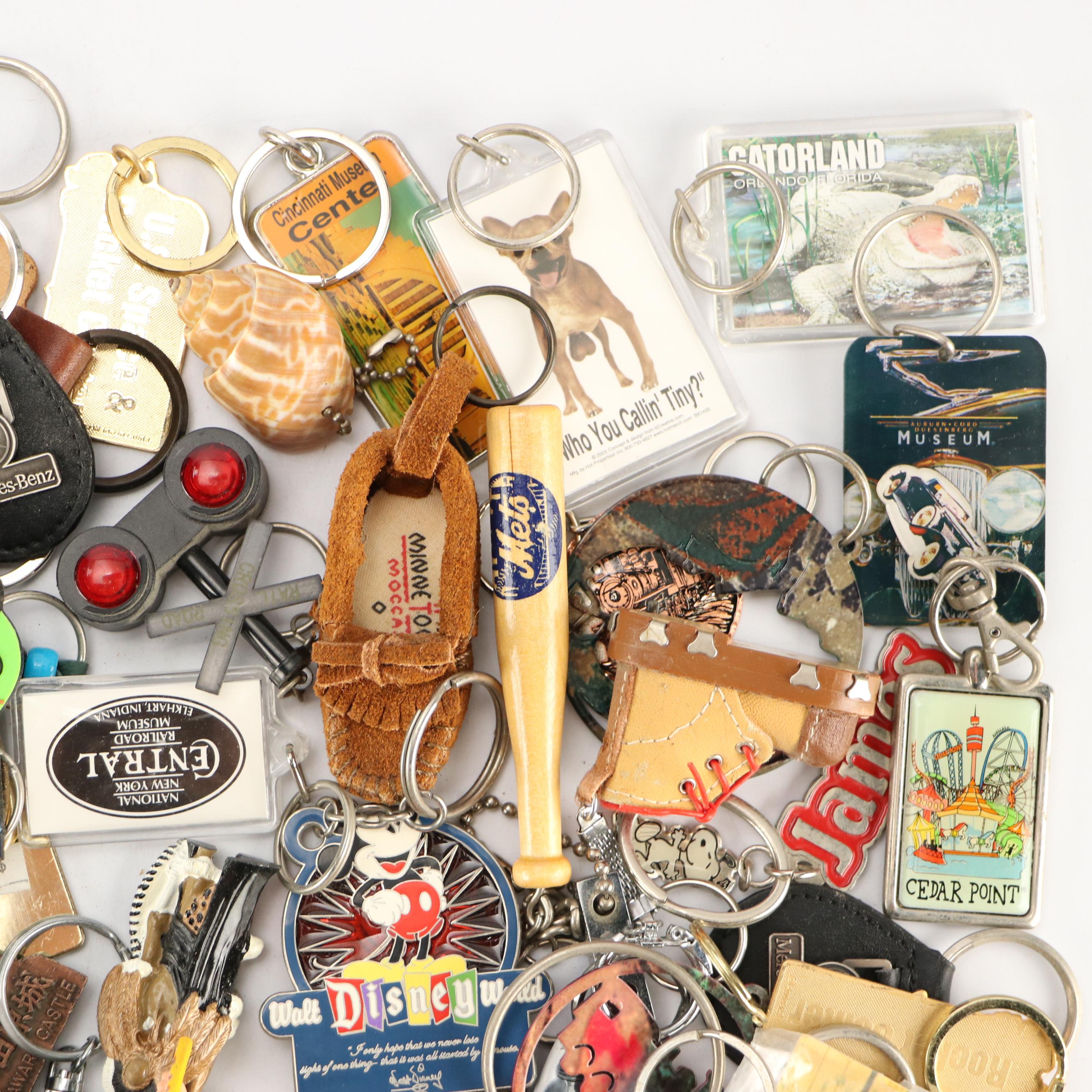 Walt Disney World, Camp Snoopy and More Souvenir Key Chains