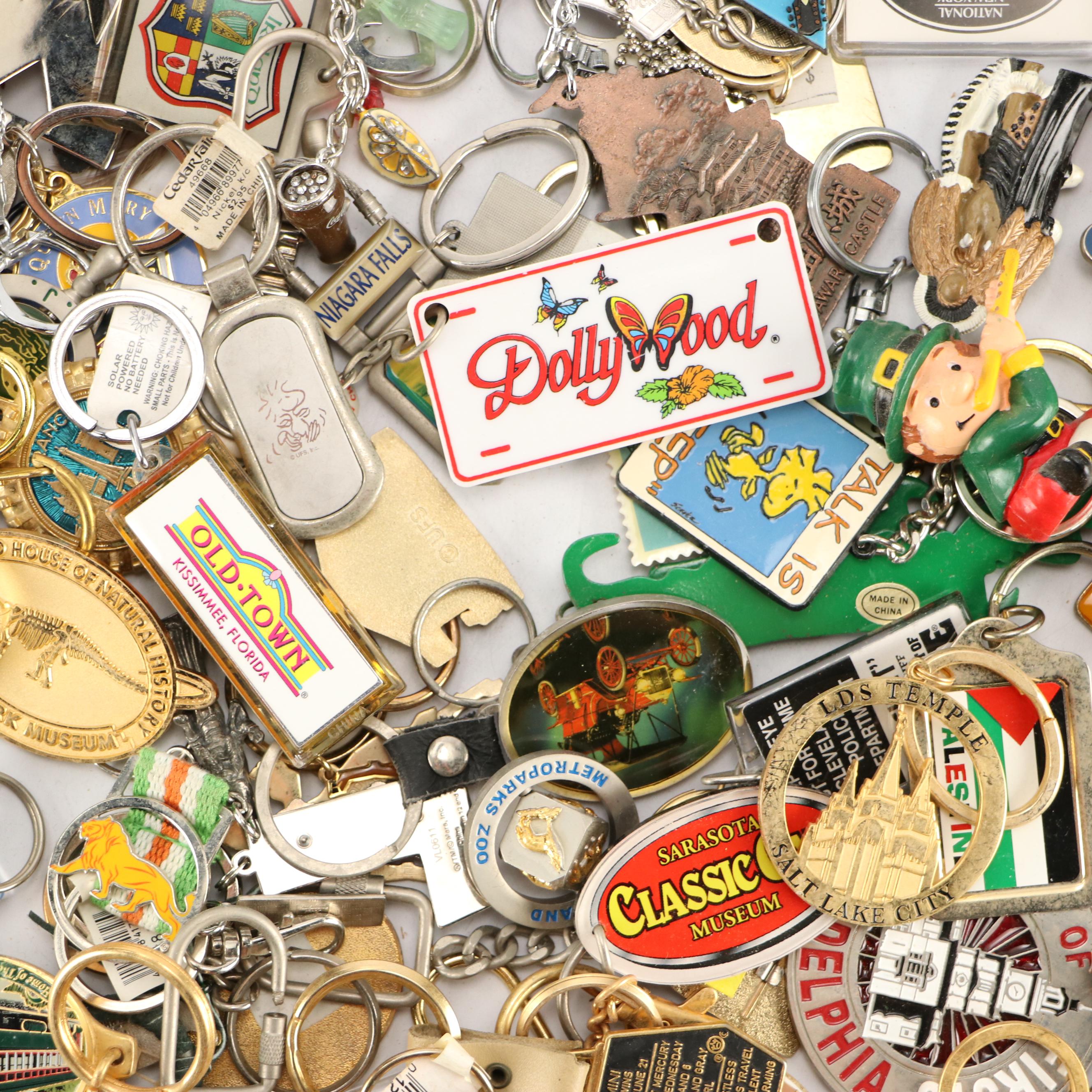 Walt Disney World, Camp Snoopy and More Souvenir Key Chains