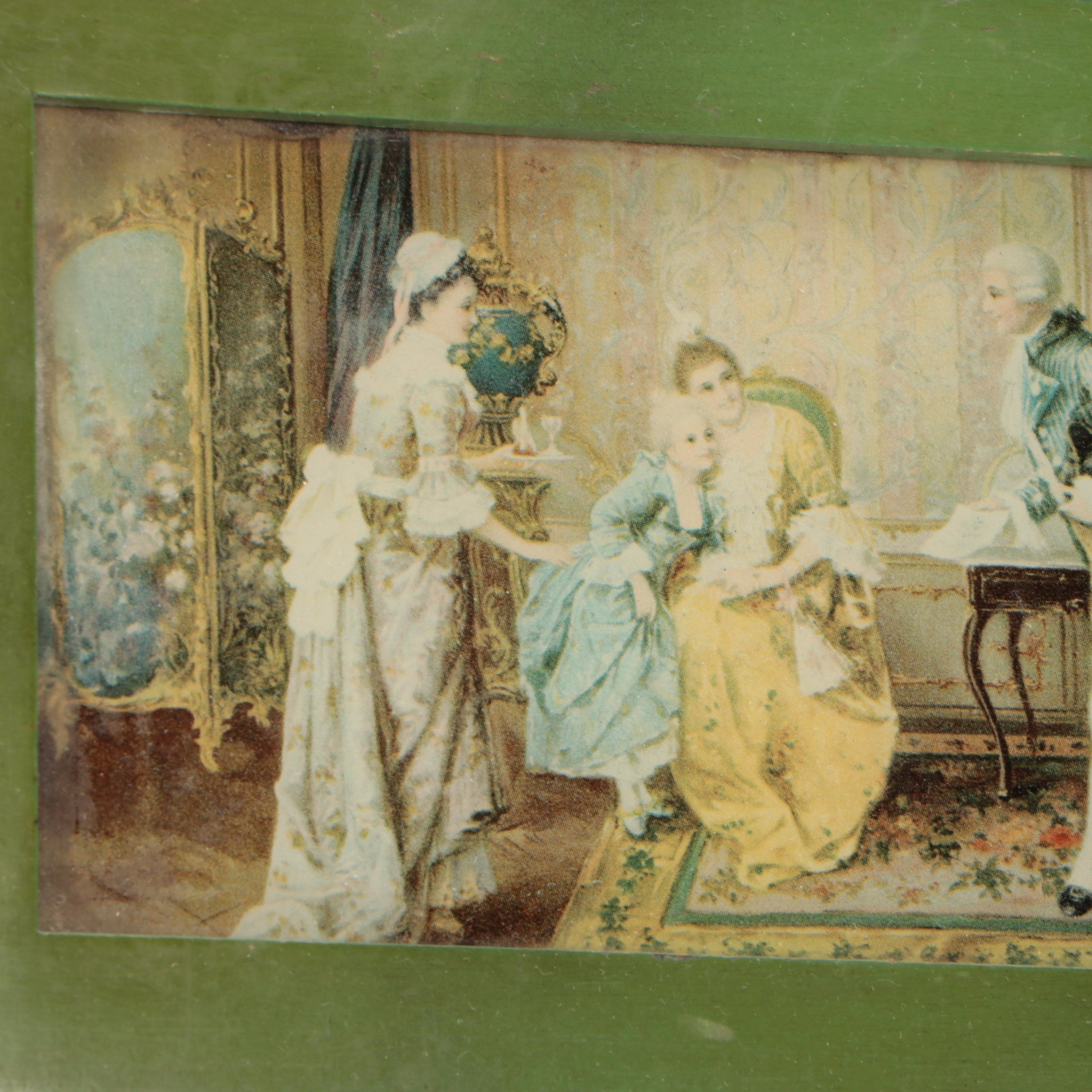 Gilbert Wooden Banjo Wall Clock, Early 20th C.