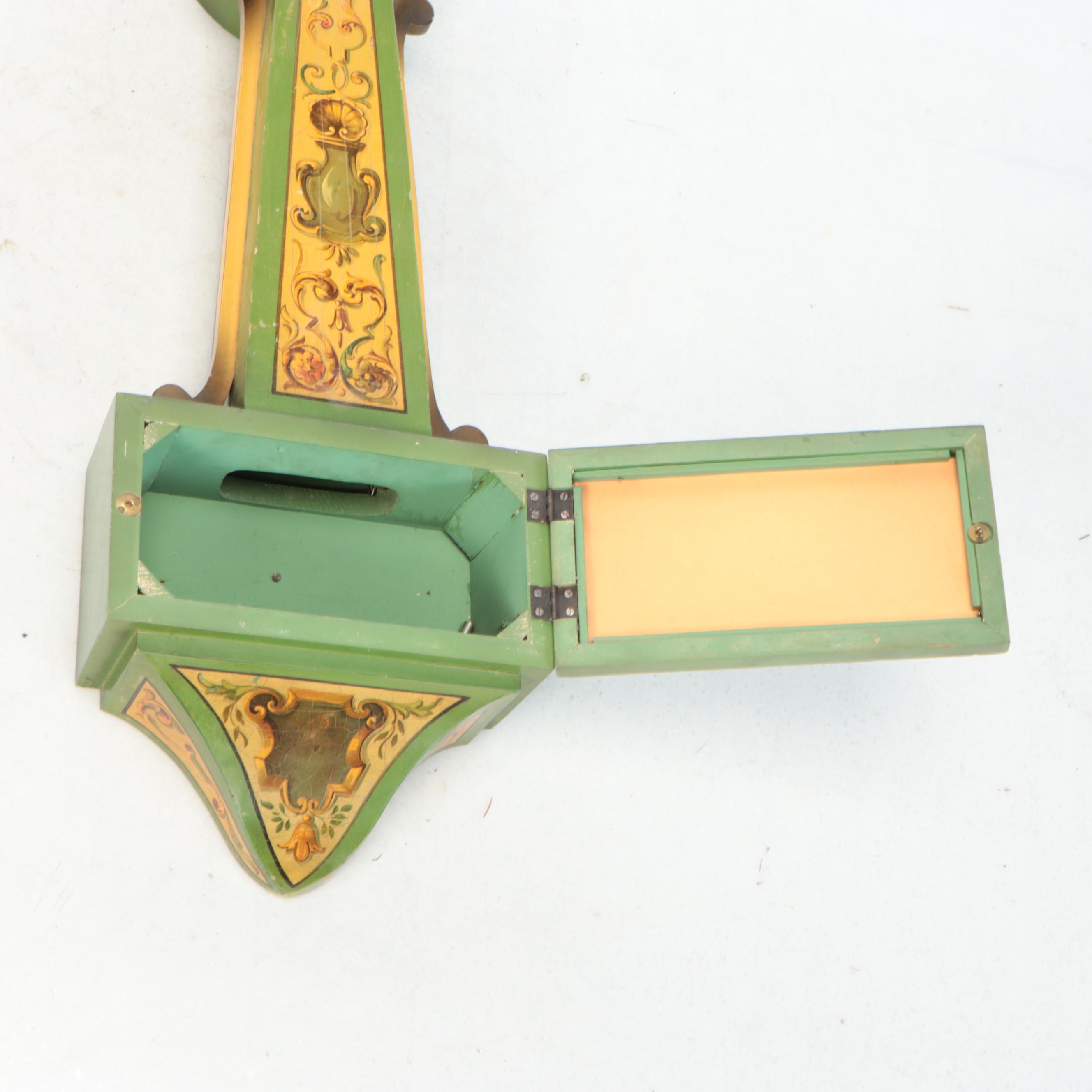 Gilbert Wooden Banjo Wall Clock, Early 20th C.