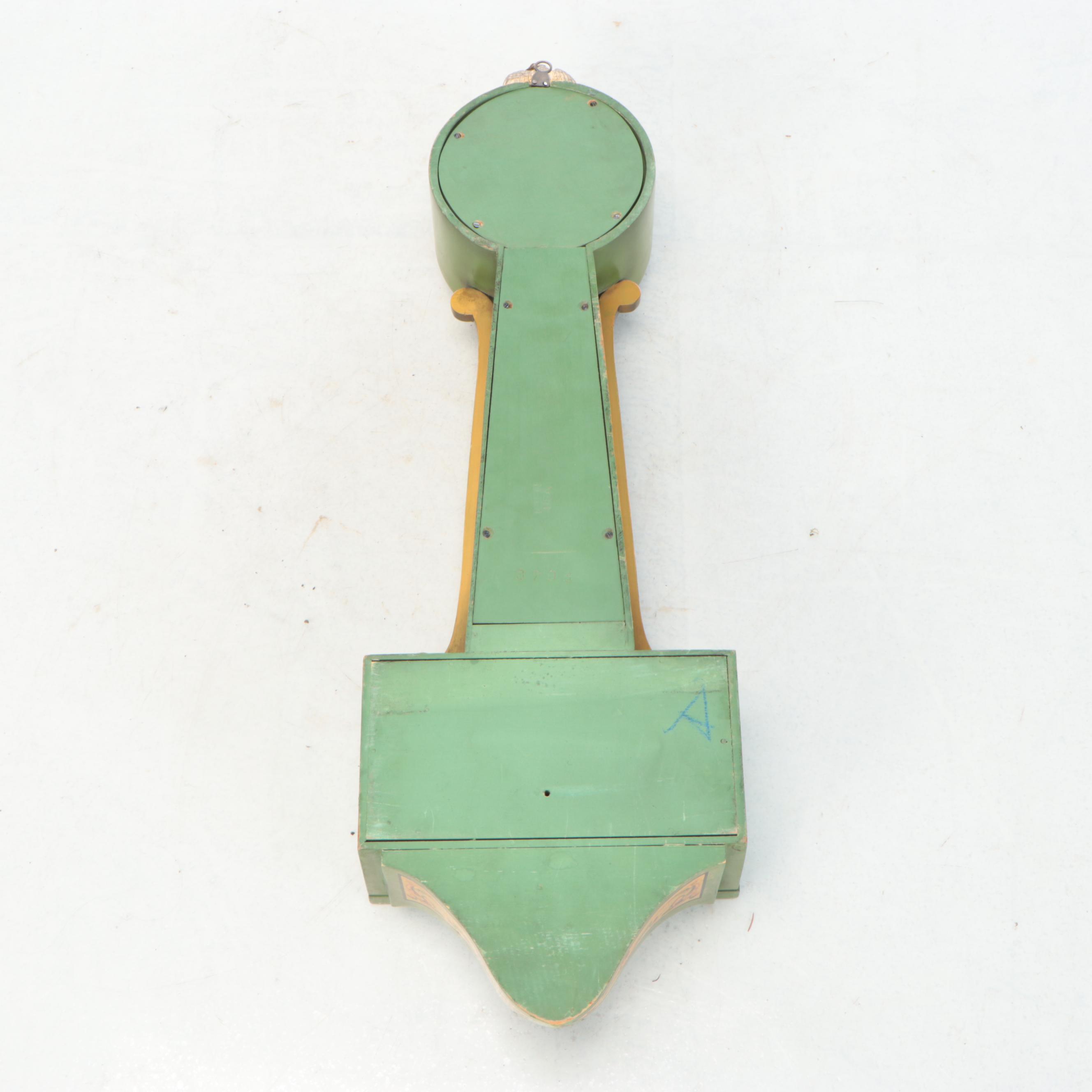 Gilbert Wooden Banjo Wall Clock, Early 20th C.