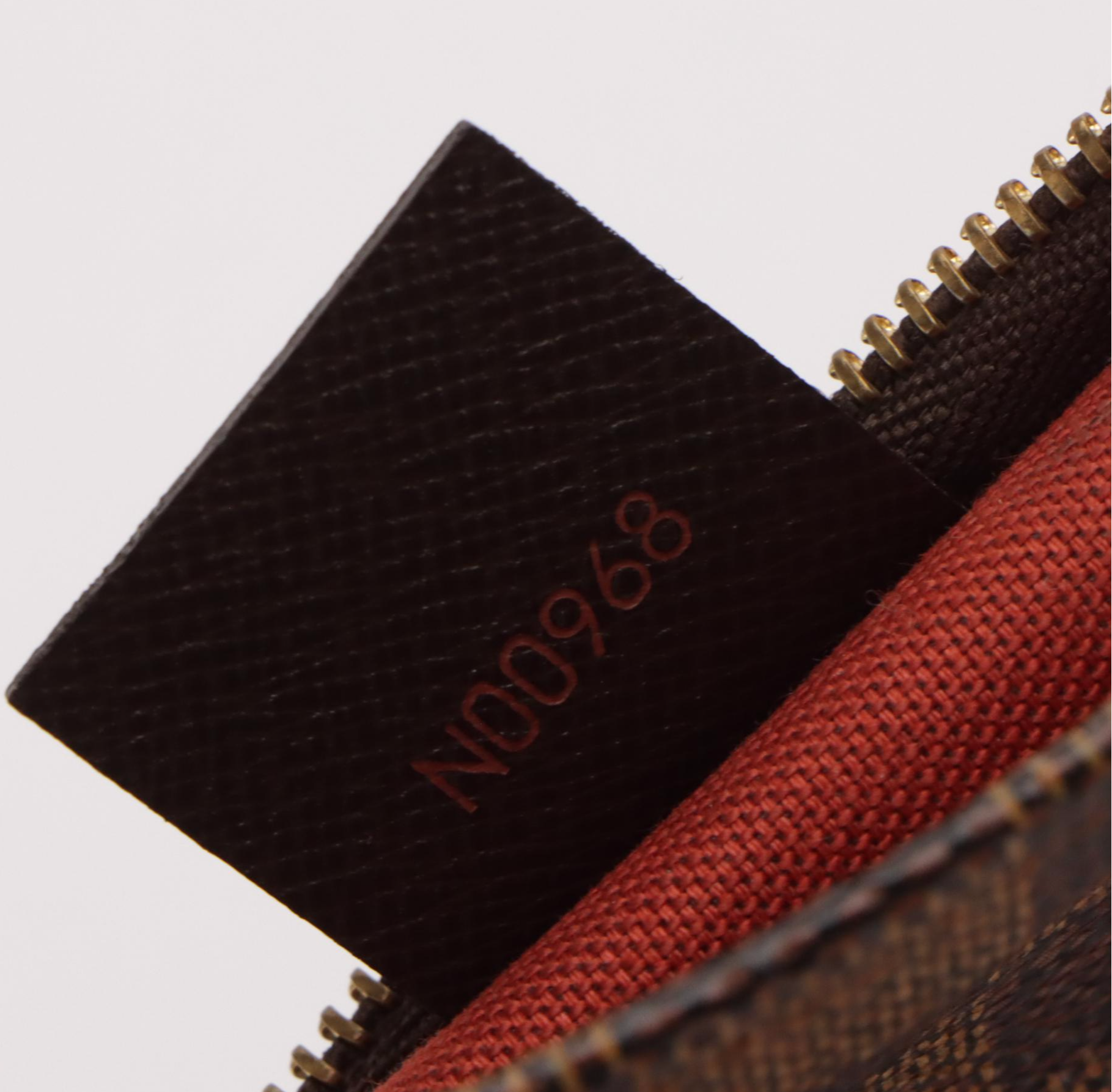 Louis Vuitton Trousse Accessories Pochette Bag in Damier Ebene Canvas