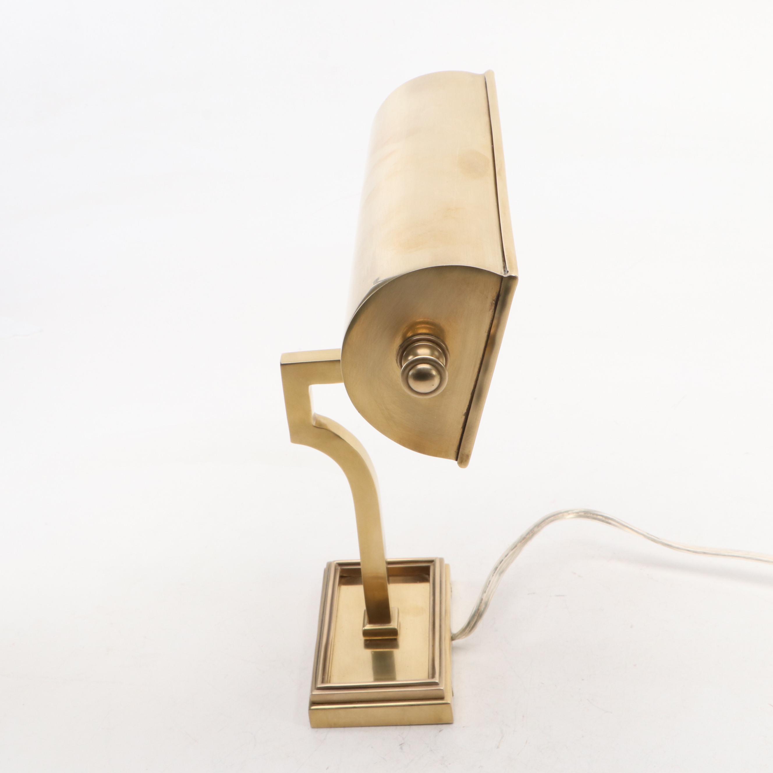 Visual Comfort and Co. "Dean" Brass Wall Mount Picture Light, 21st C.