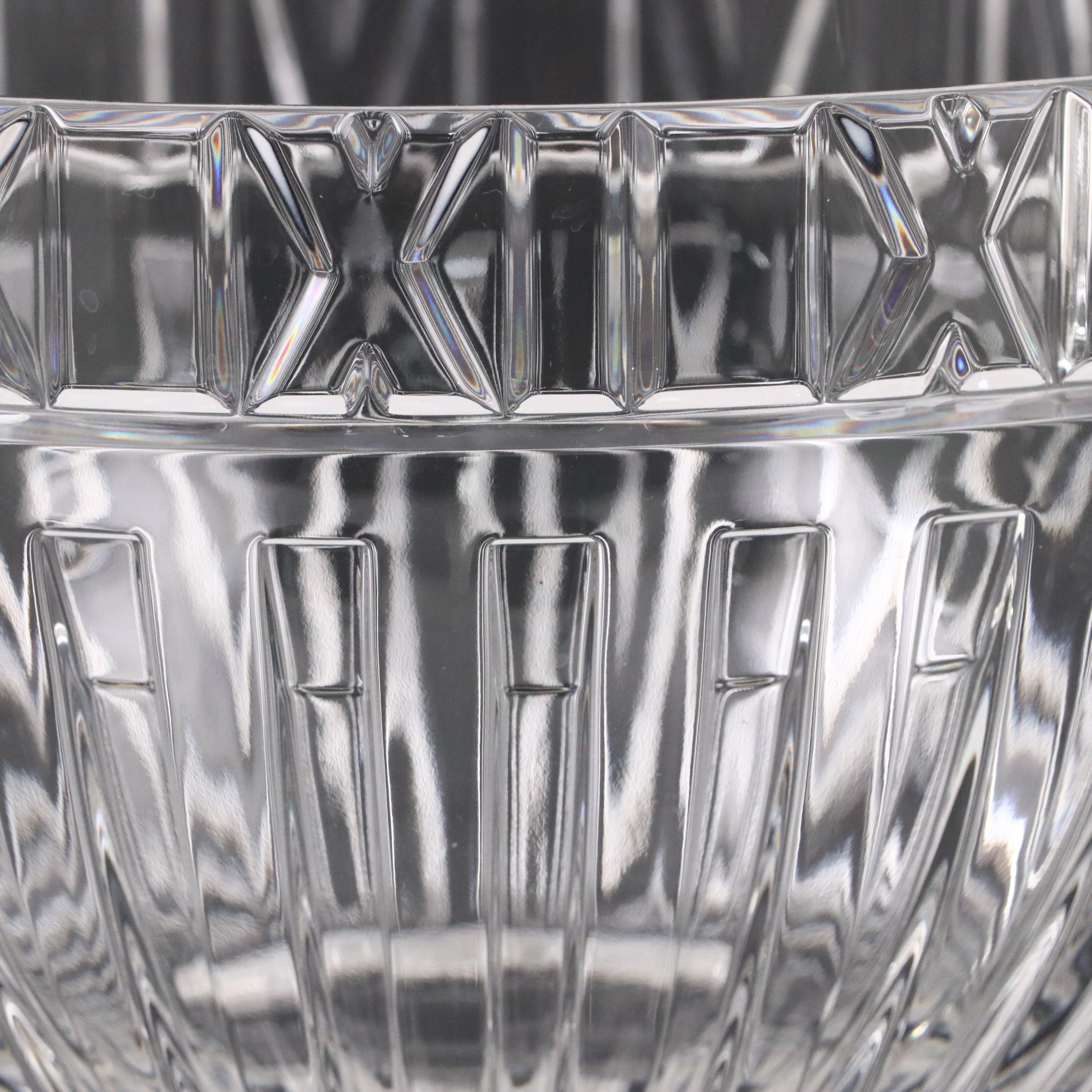Tiffany & Co. "Atlas" Round Crystal Bowl