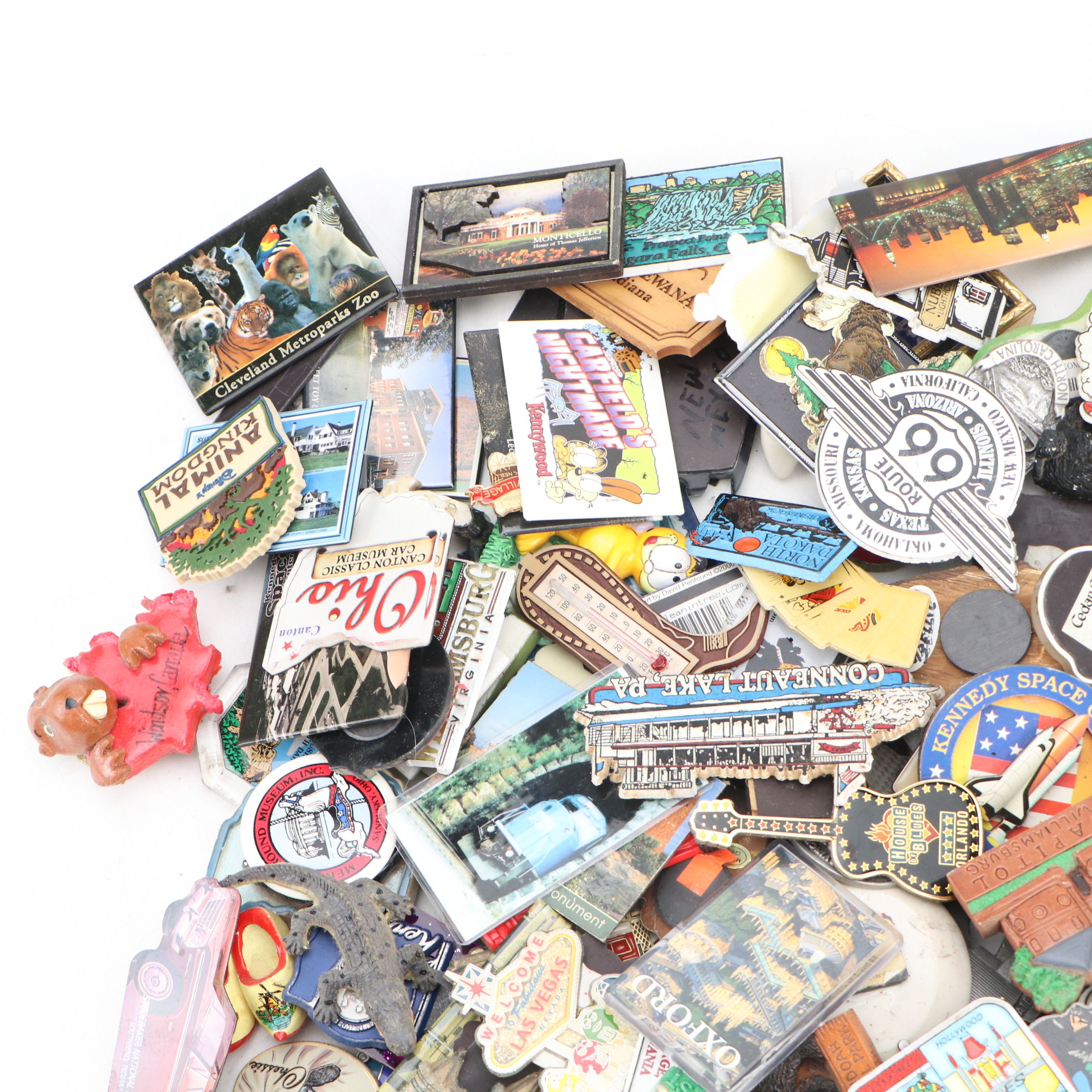 Garfield, Peanuts, Disney, Trains and More Souvenir Magnets