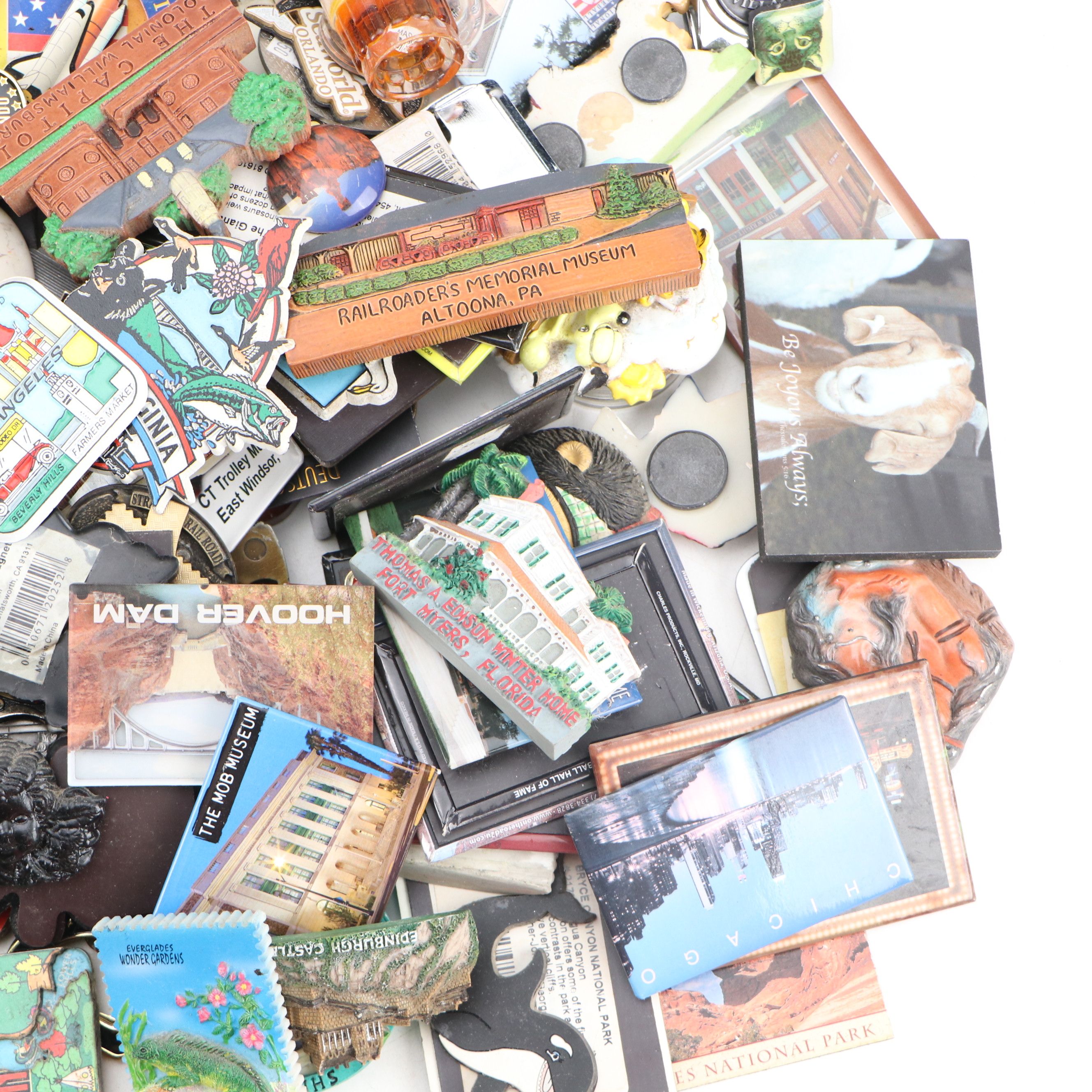 Garfield, Peanuts, Disney, Trains and More Souvenir Magnets