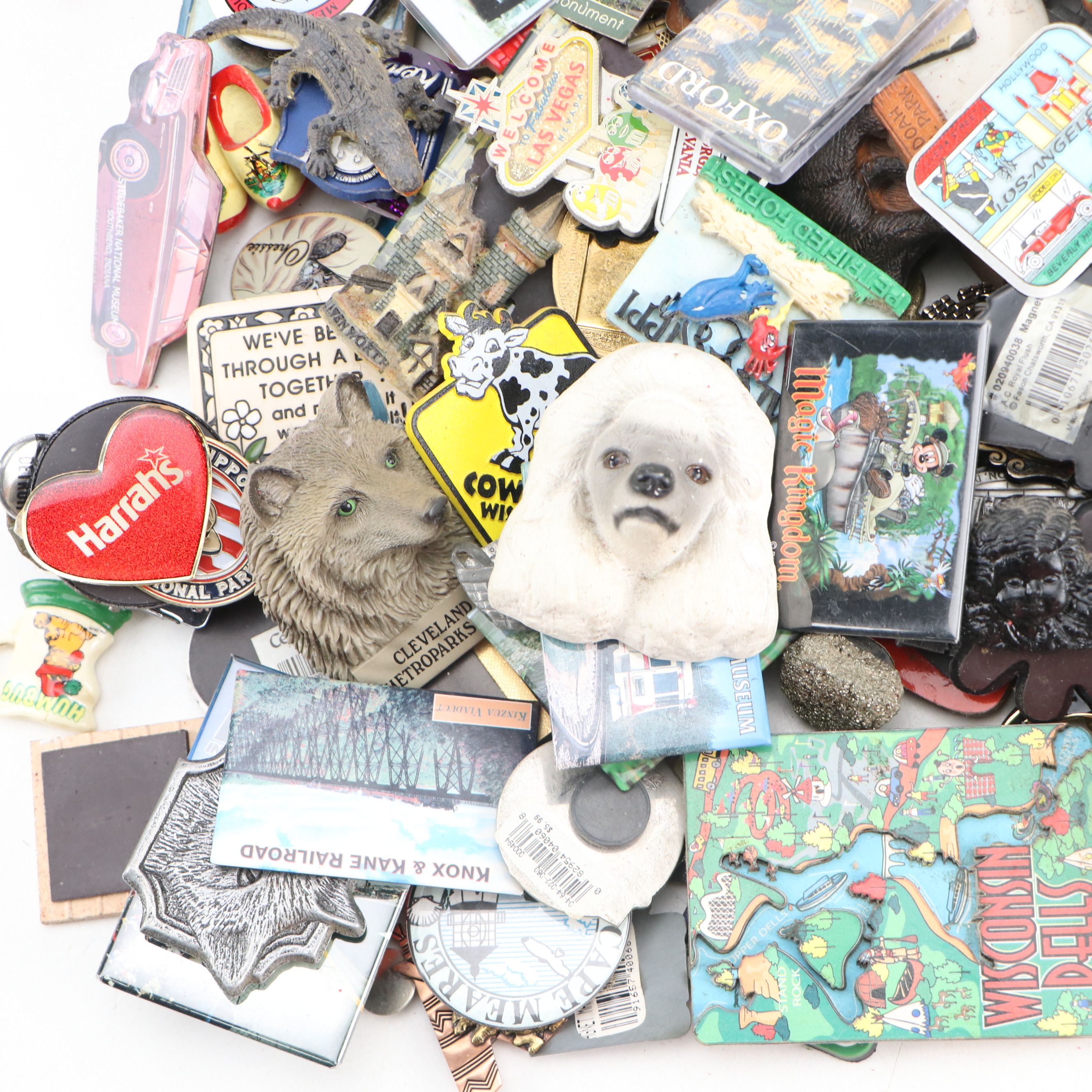 Garfield, Peanuts, Disney, Trains and More Souvenir Magnets