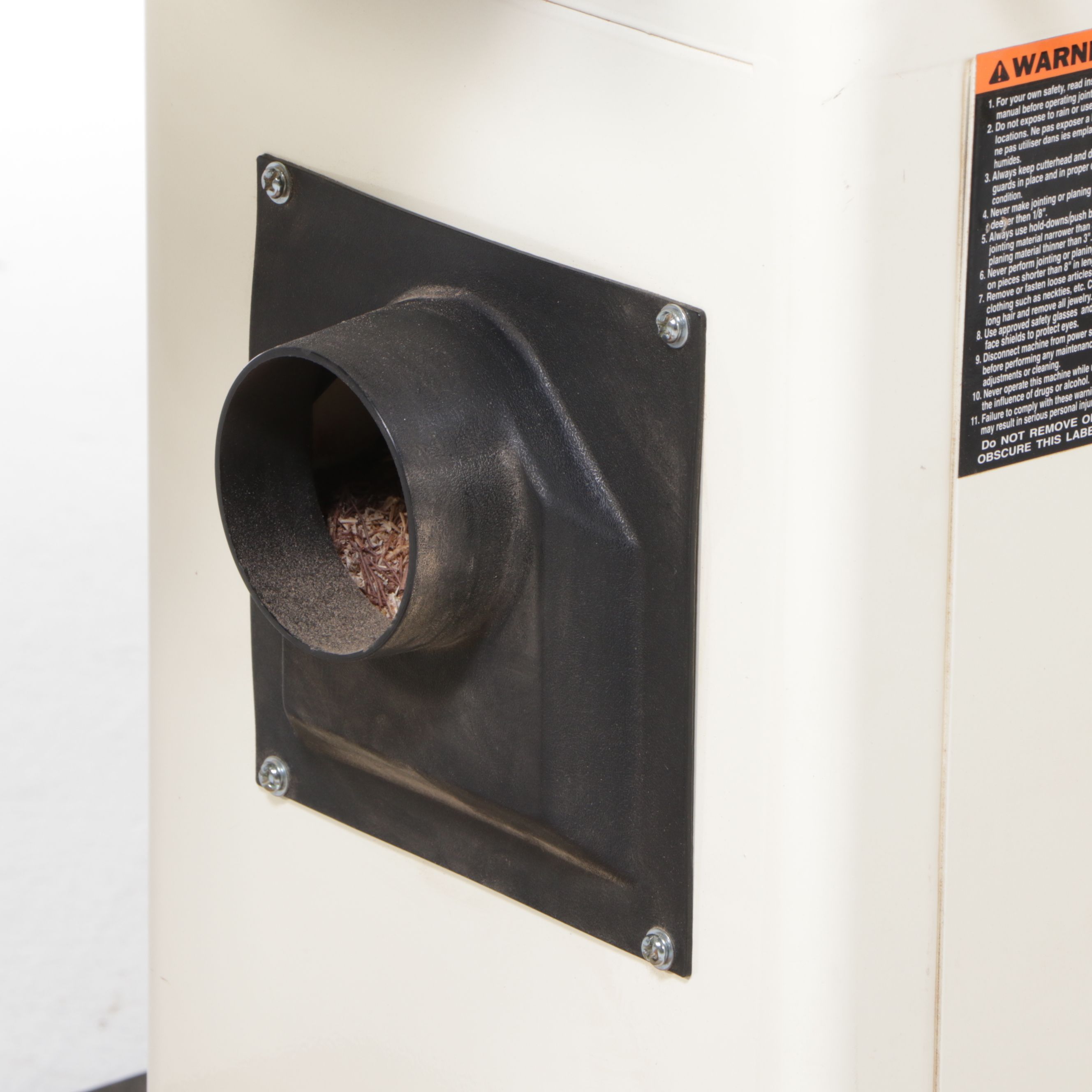 JET Long Bed 6" Woodworking Jointer with Hose for Dust Collector