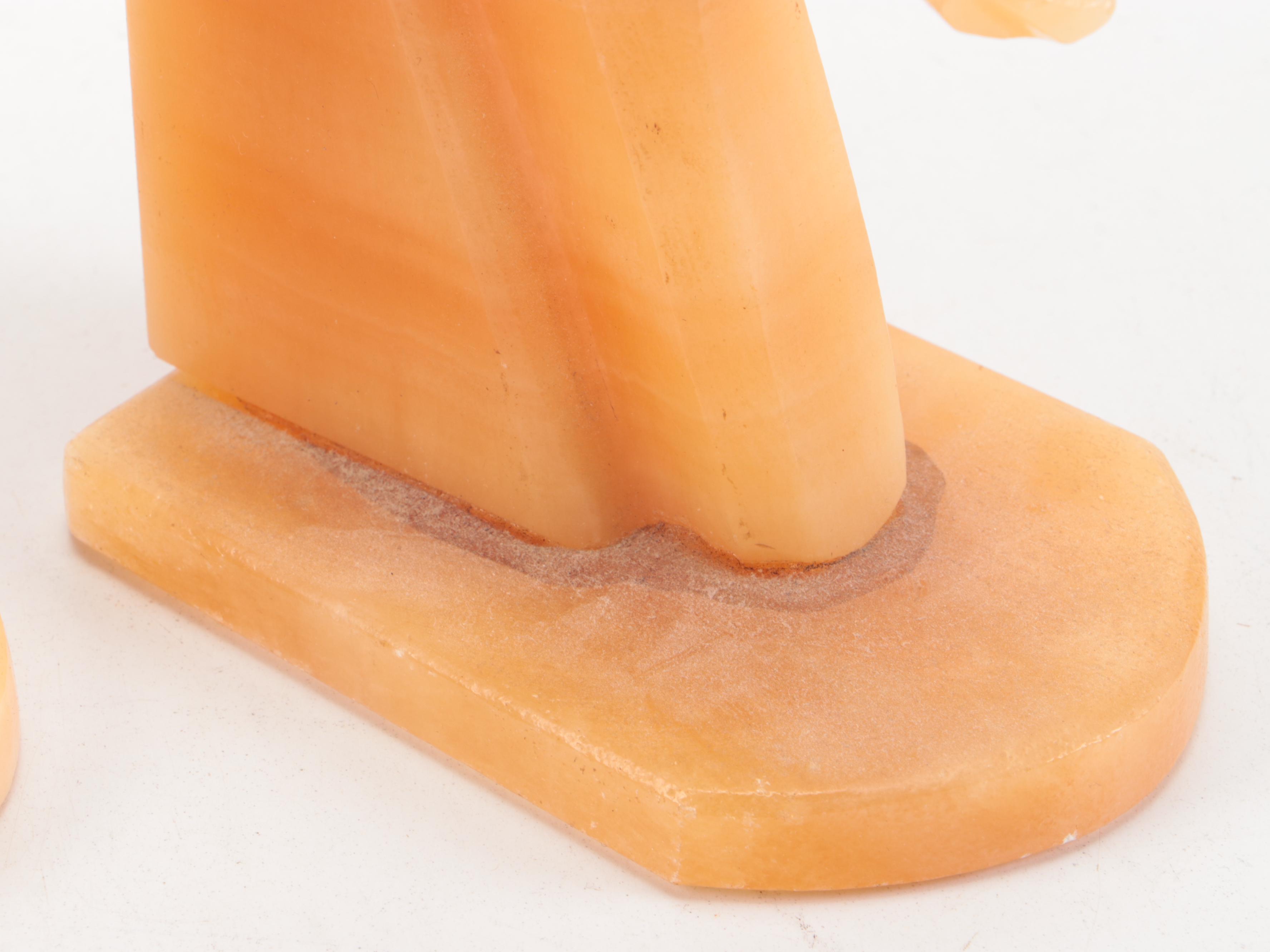 Horse Head Bookends with Calcite and Marble Chess Set