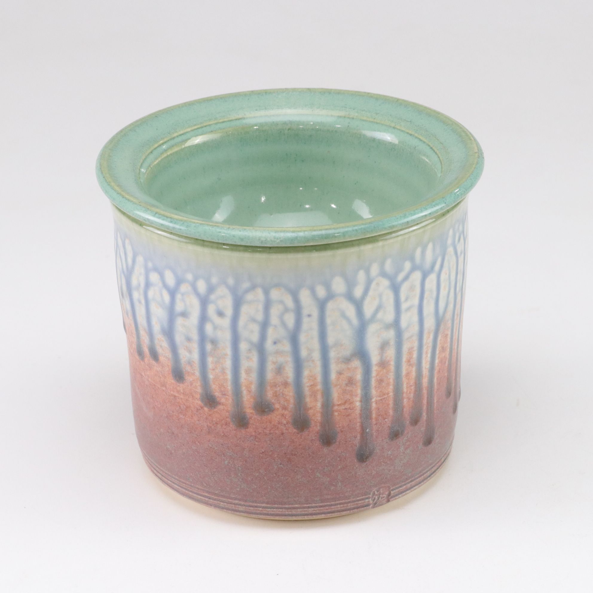 Hand-Crafted Drip Glaze Wax Warmer, Bud Vase & Tray
