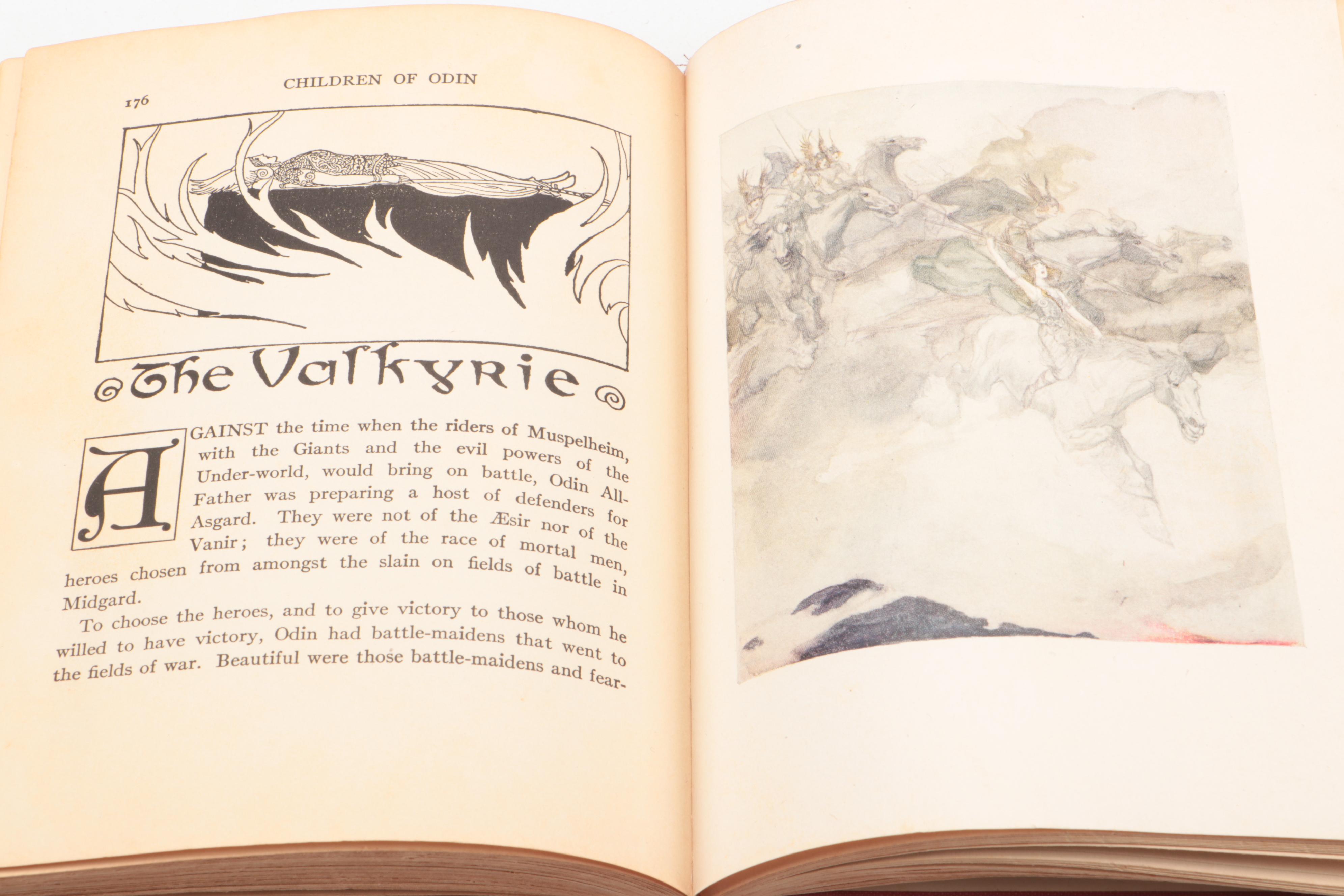 Willy Pogany Illustrated "The Children of Odin" by Padraic Colum, 1920