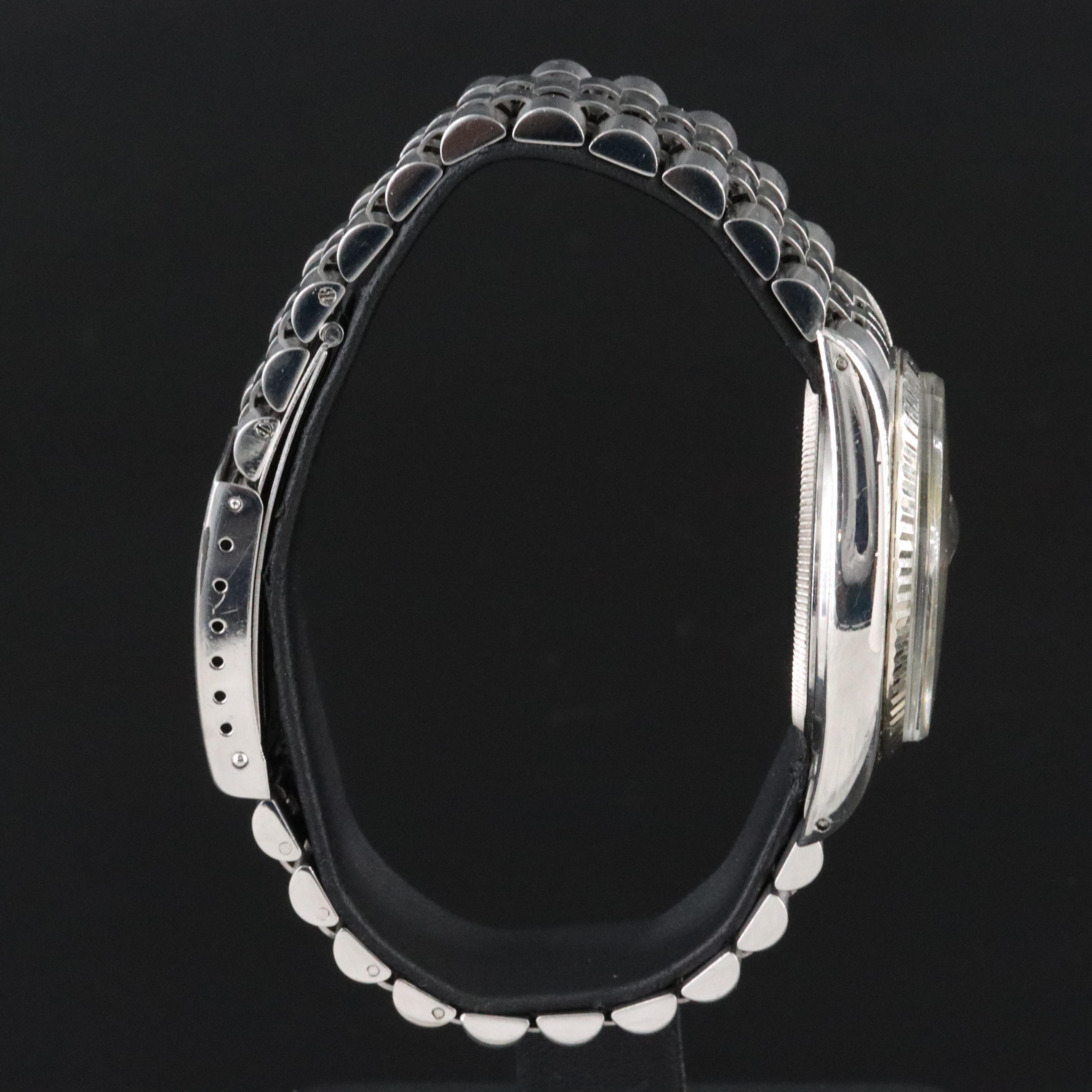 Rolex Datejust 16030 Custom Dial 36mm Steel Automatic Watch c. 1985