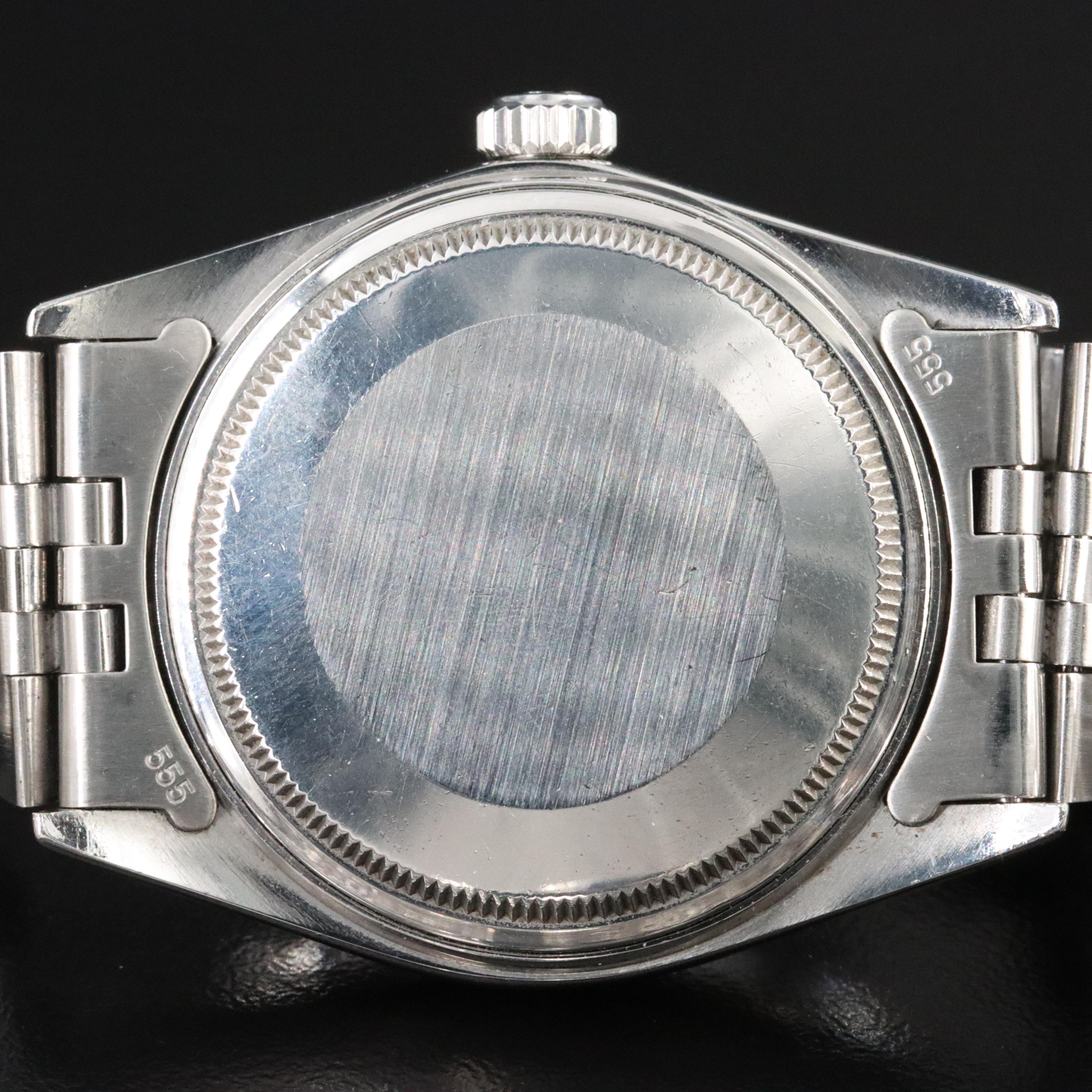 Rolex Datejust 16030 Custom Dial 36mm Steel Automatic Watch c. 1985