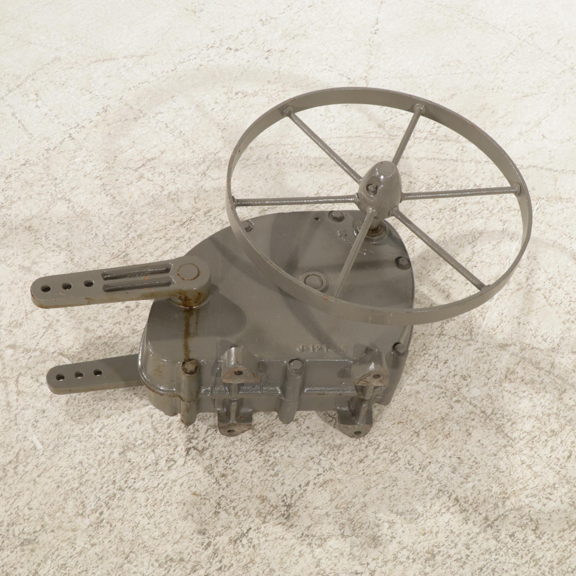 Industrial Belt Driven Windmill Water Pump, Mid to Late 20th Century