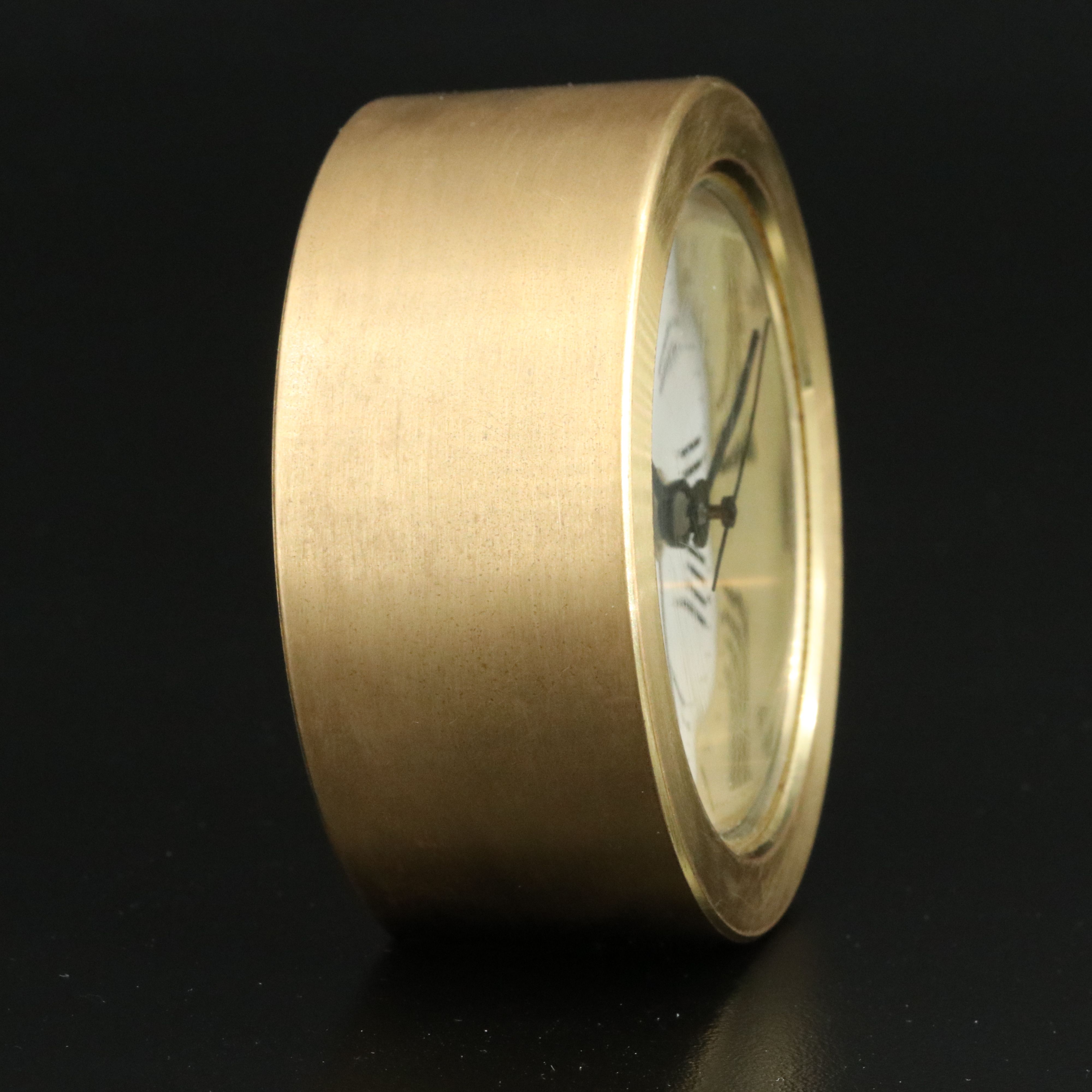 Tiffany & Co. Round Brass Alarm Clock