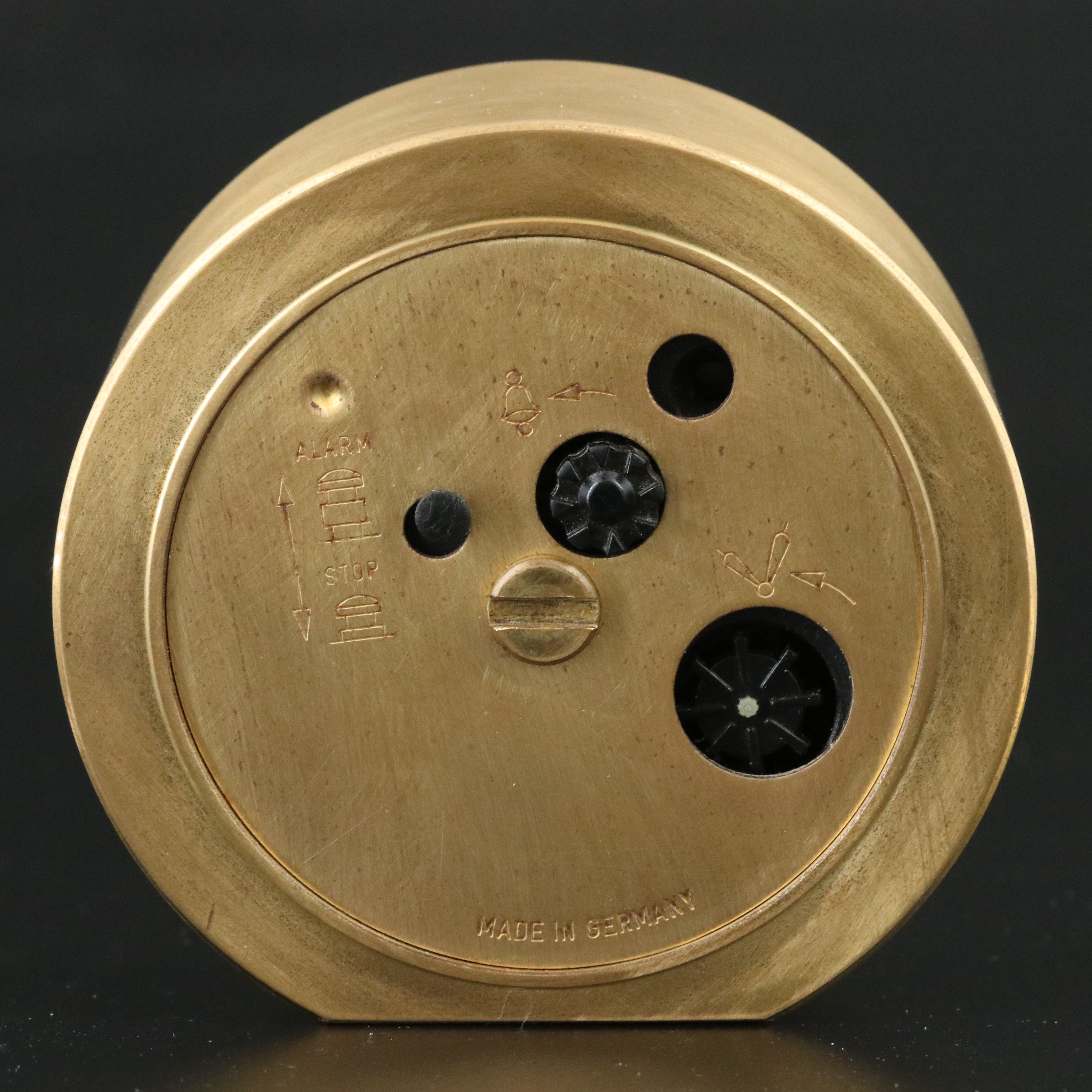 Tiffany & Co. Round Brass Alarm Clock