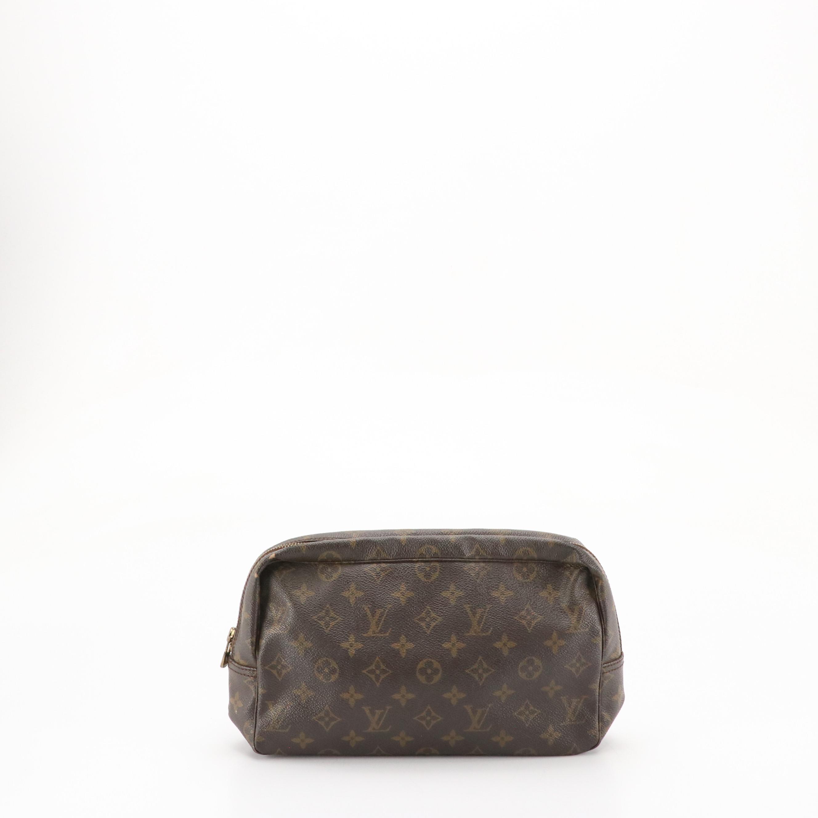 Louis Vuitton Trousse Toilette 28 Pouch in Monogram Coated Canvas