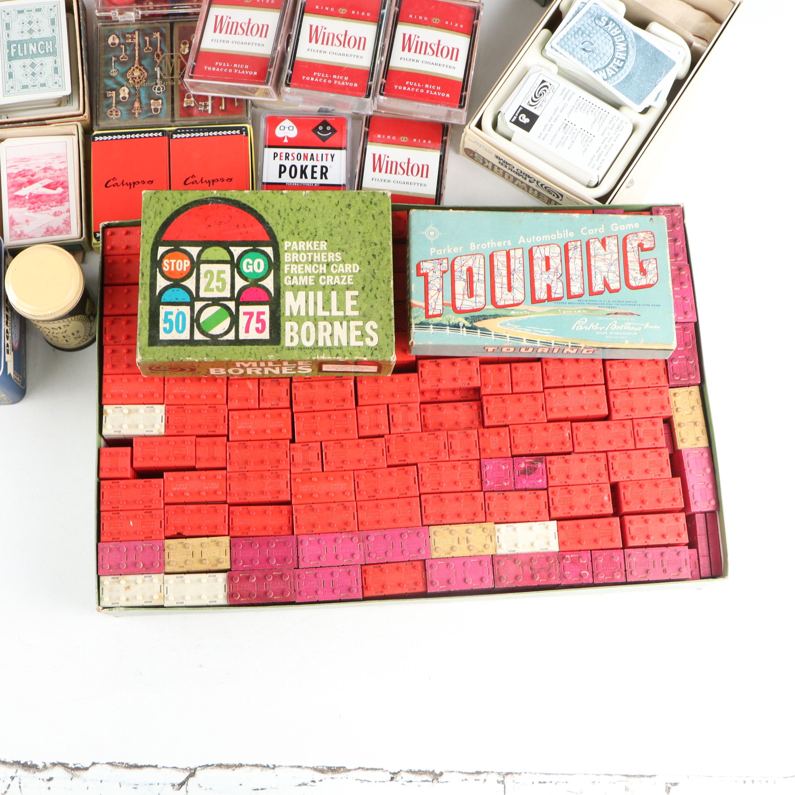 Elgo American Bricks,  Cards, Poker Chips with Other Toys and Games