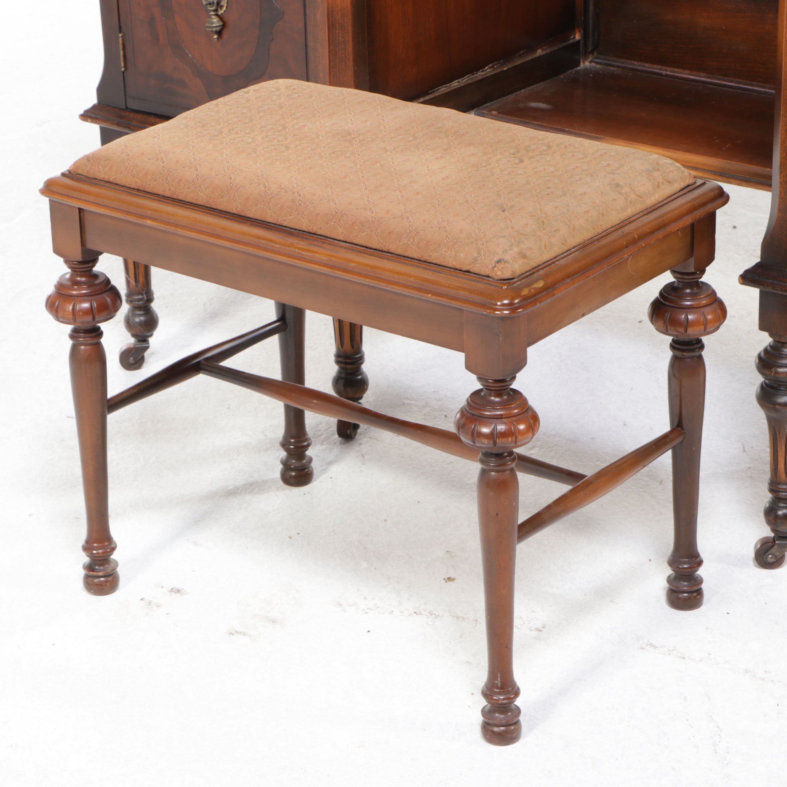 The Tennenbaum Company Edwardian Style Vanity and Stool