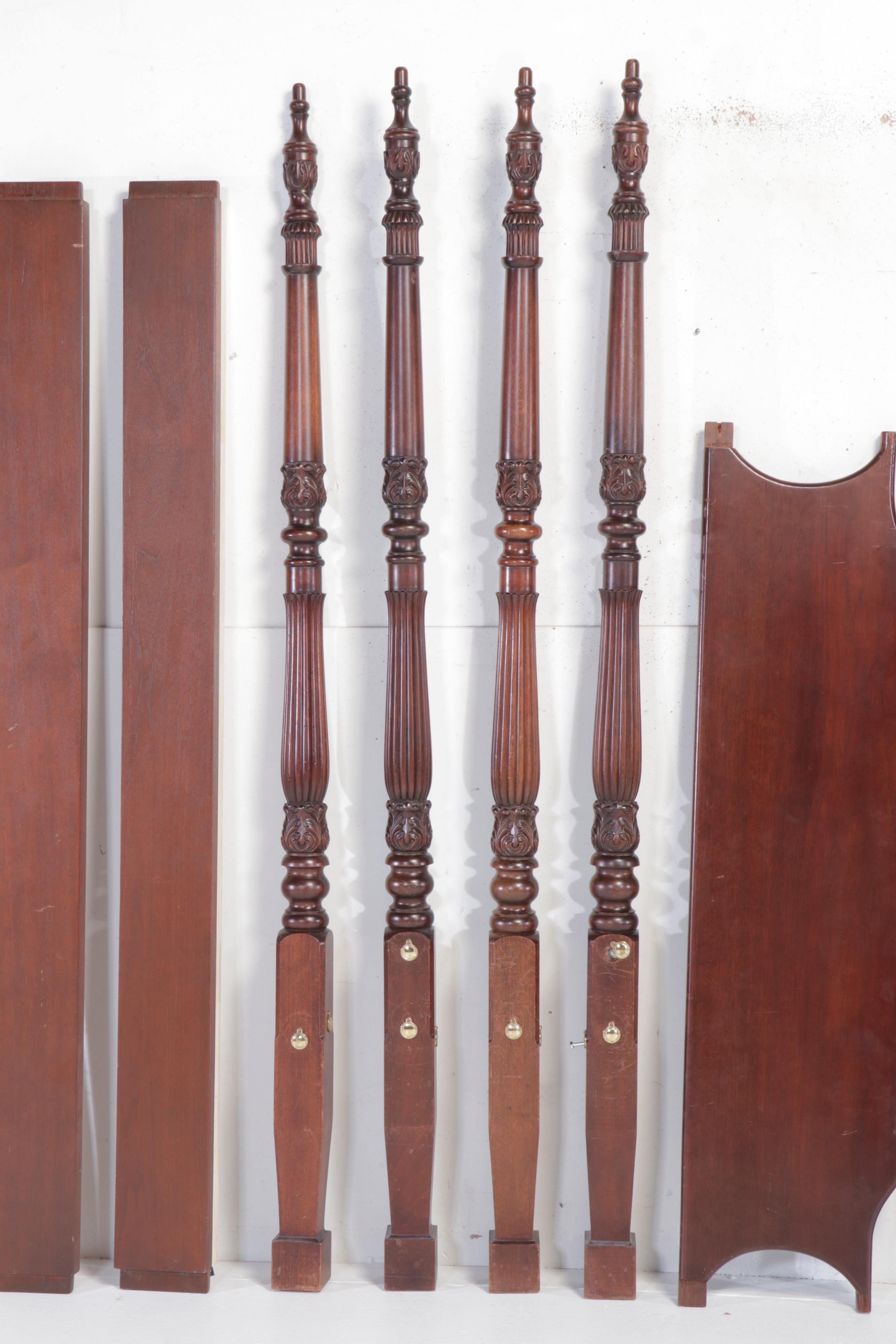 Elizabeth Brower of England Federal Style Four-Poster Bed