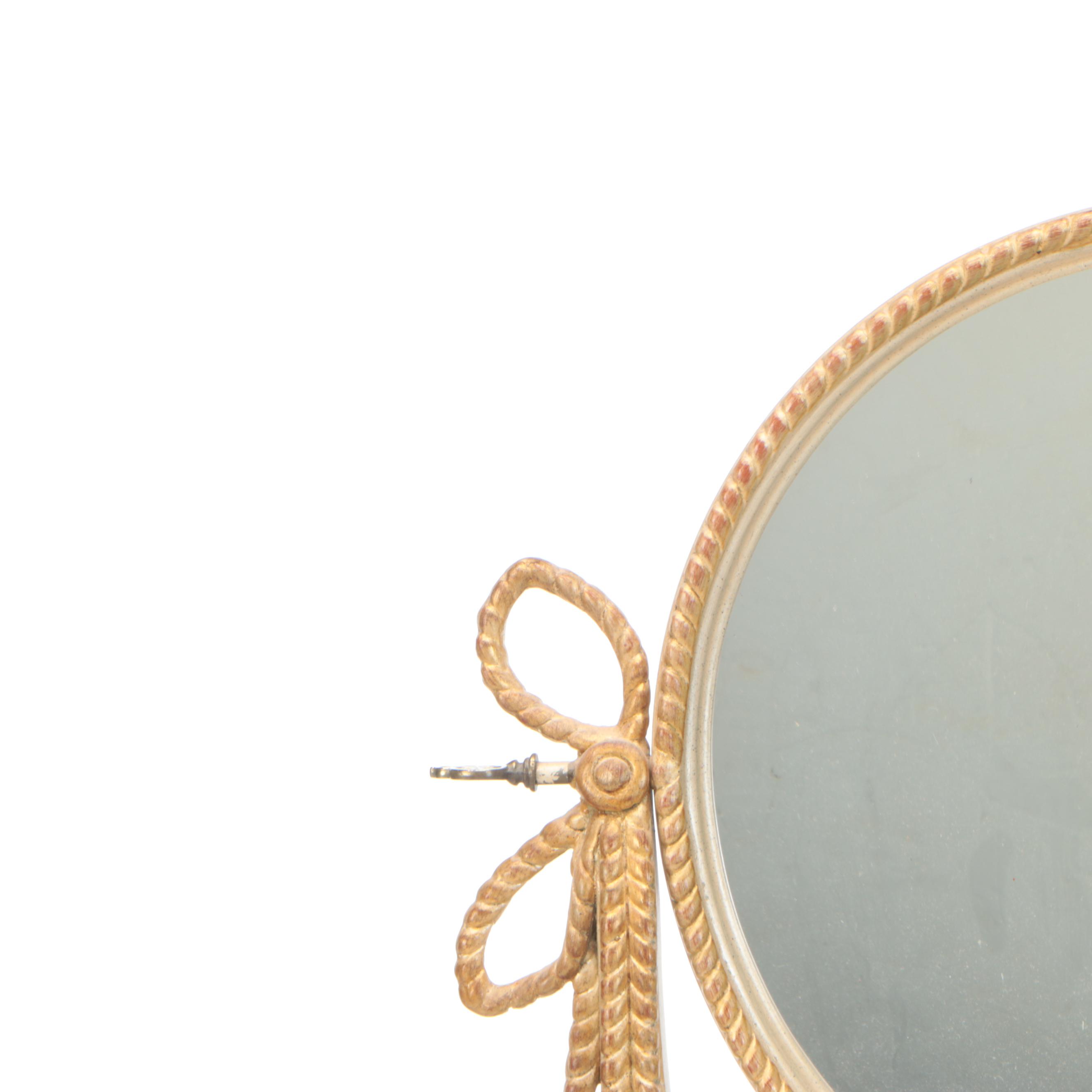 Rococo Style Wood Vanity Mirror