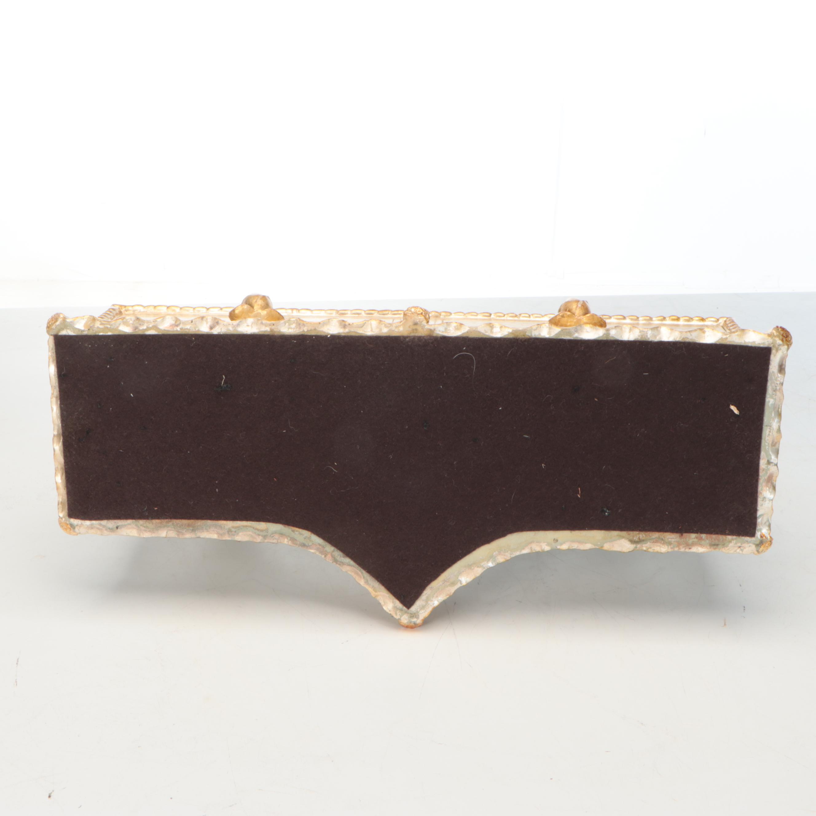 Rococo Style Wood Vanity Mirror