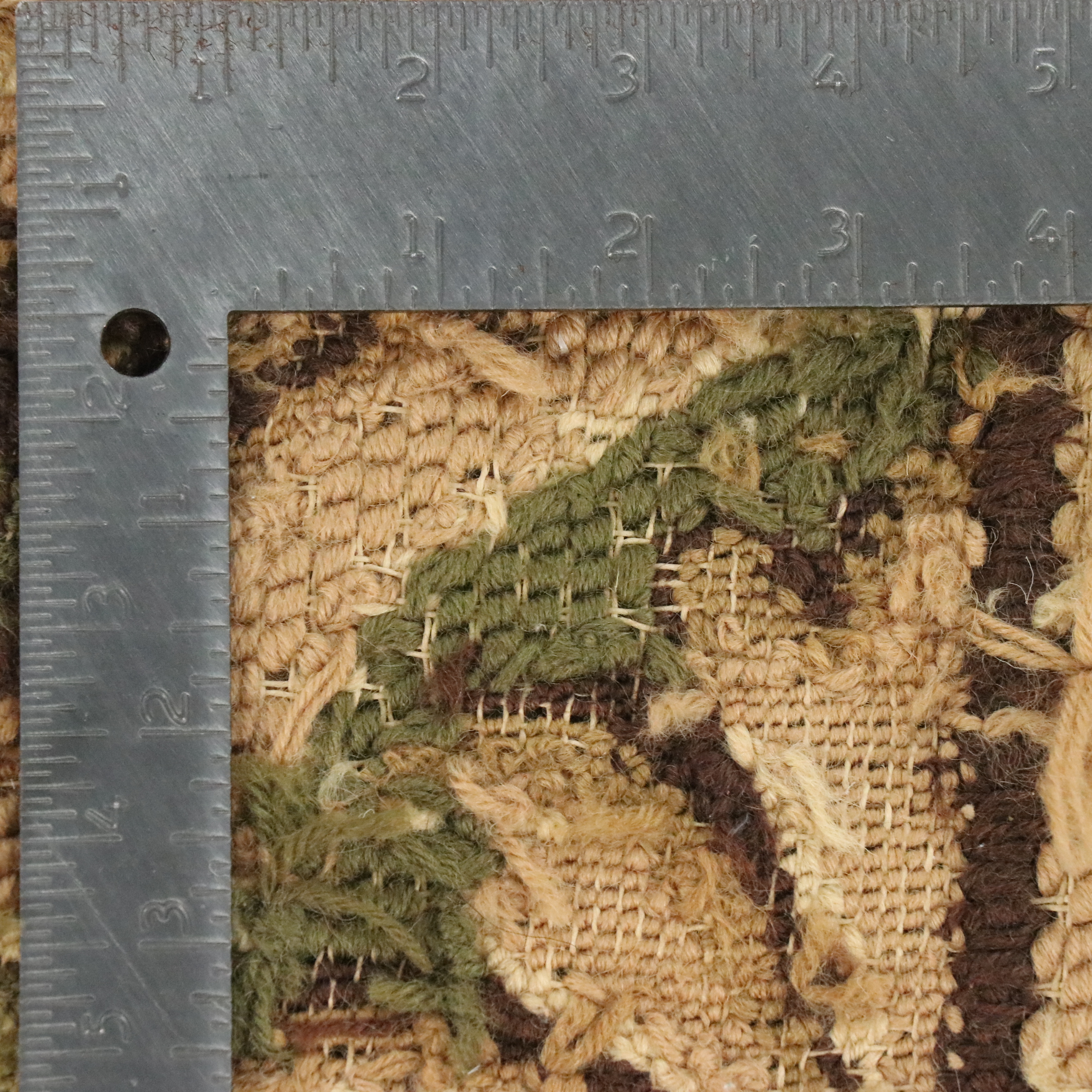 8'9 x 11'9 Handmade Needlepoint Floral Area Rug