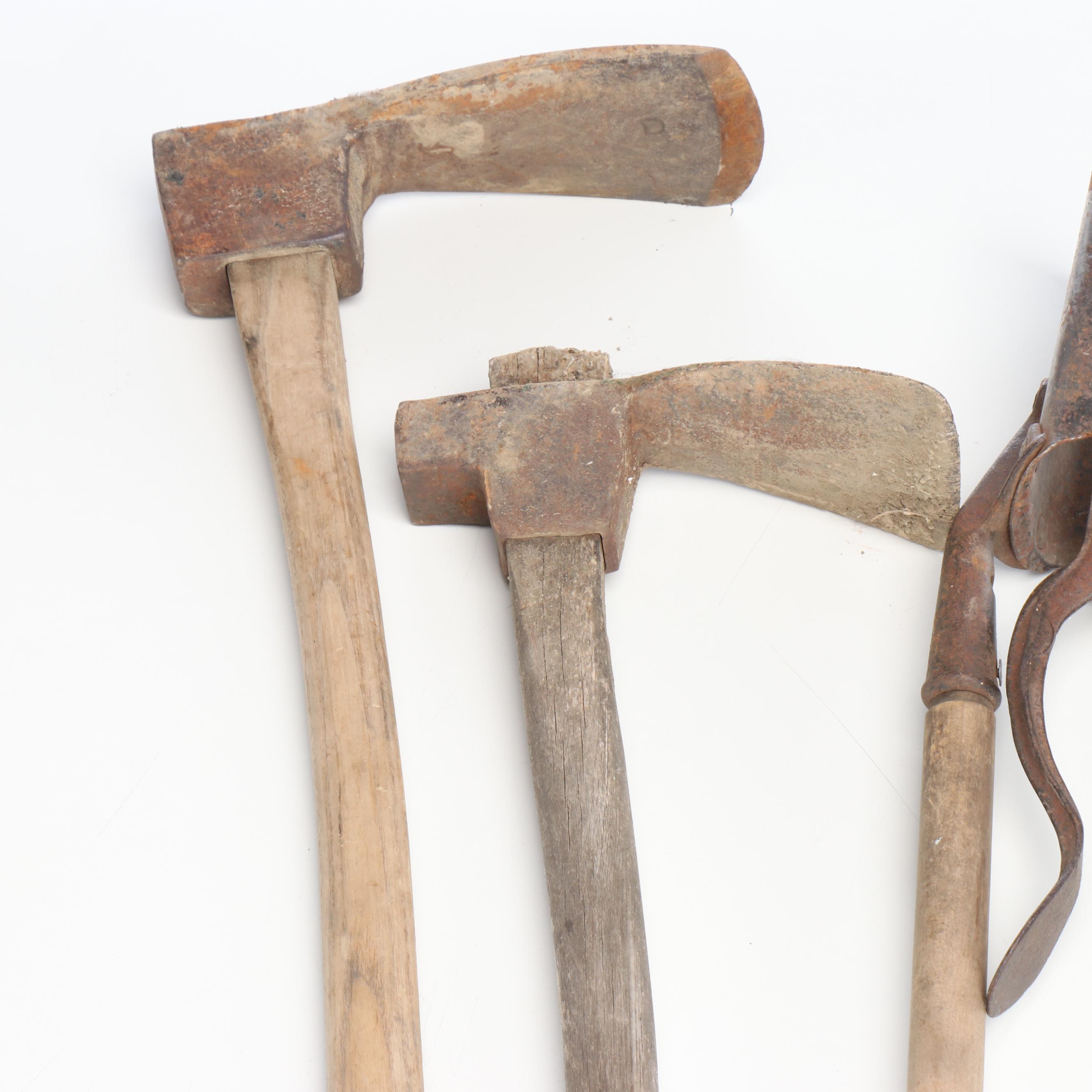 Shipwright Adzes, Turnip Lifter Head, Hand Scythe and More