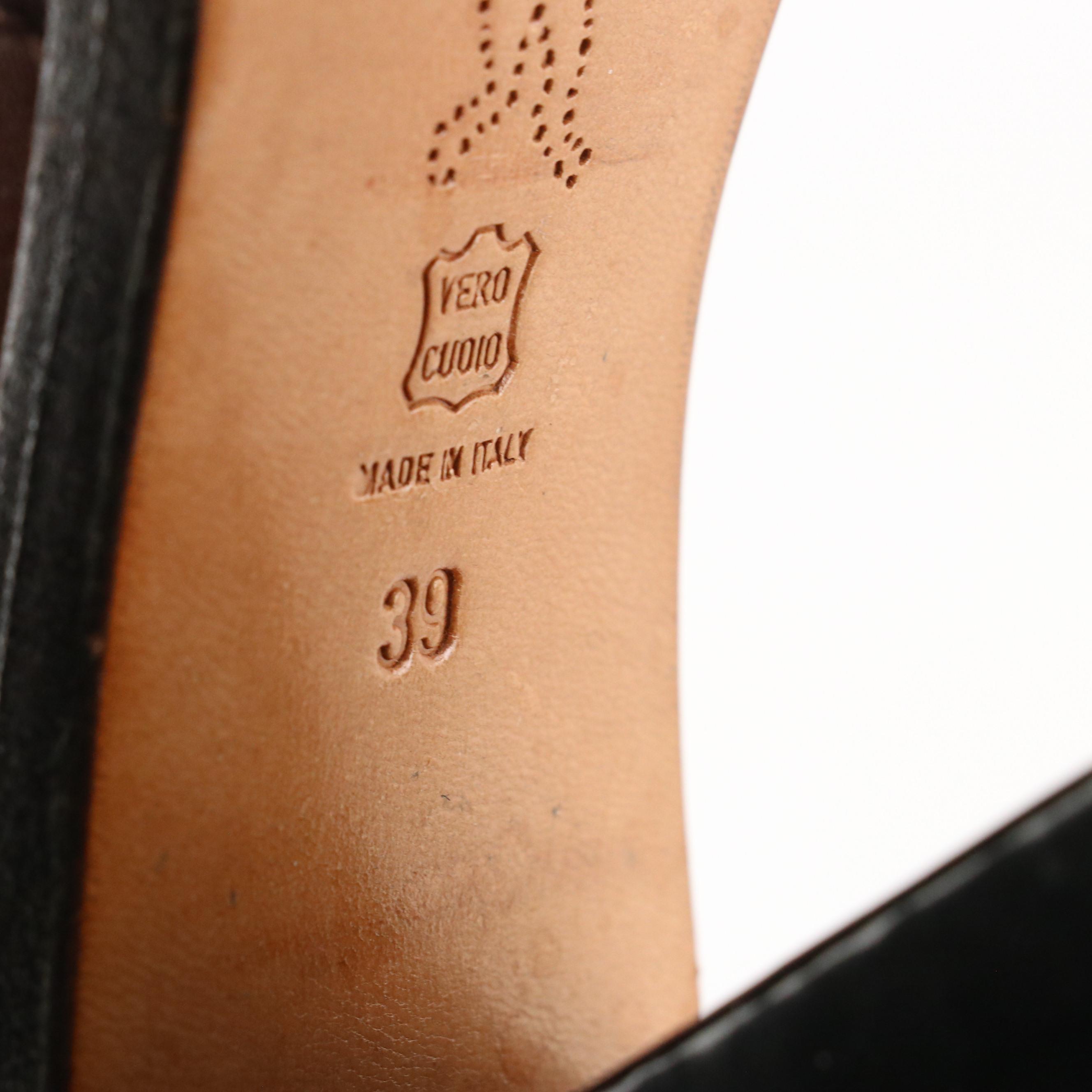 Marni Brown Leather Platform Knee-High Boots