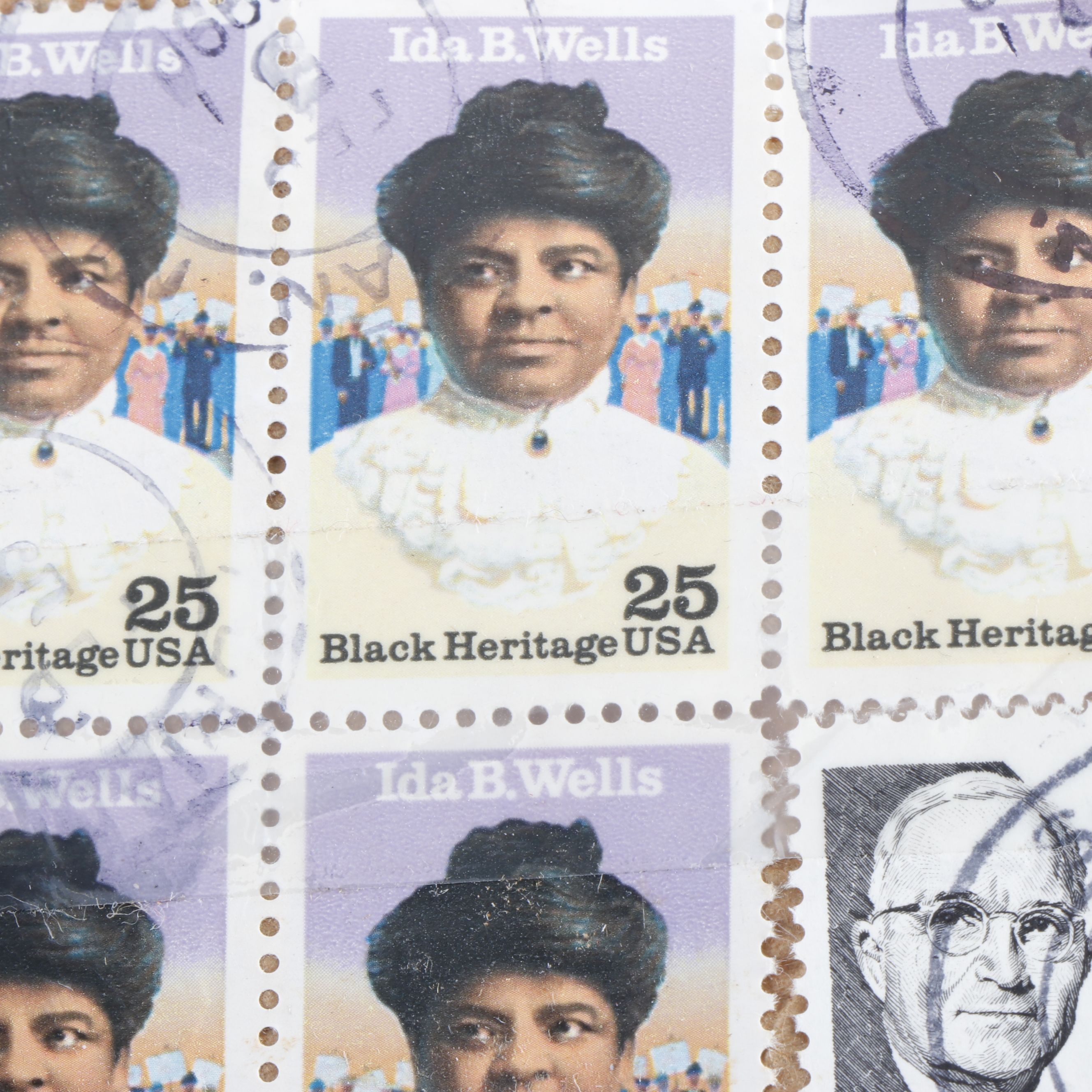 Collection of Used and Unused U.S. and World Stamps With Six Old Stamp Albums