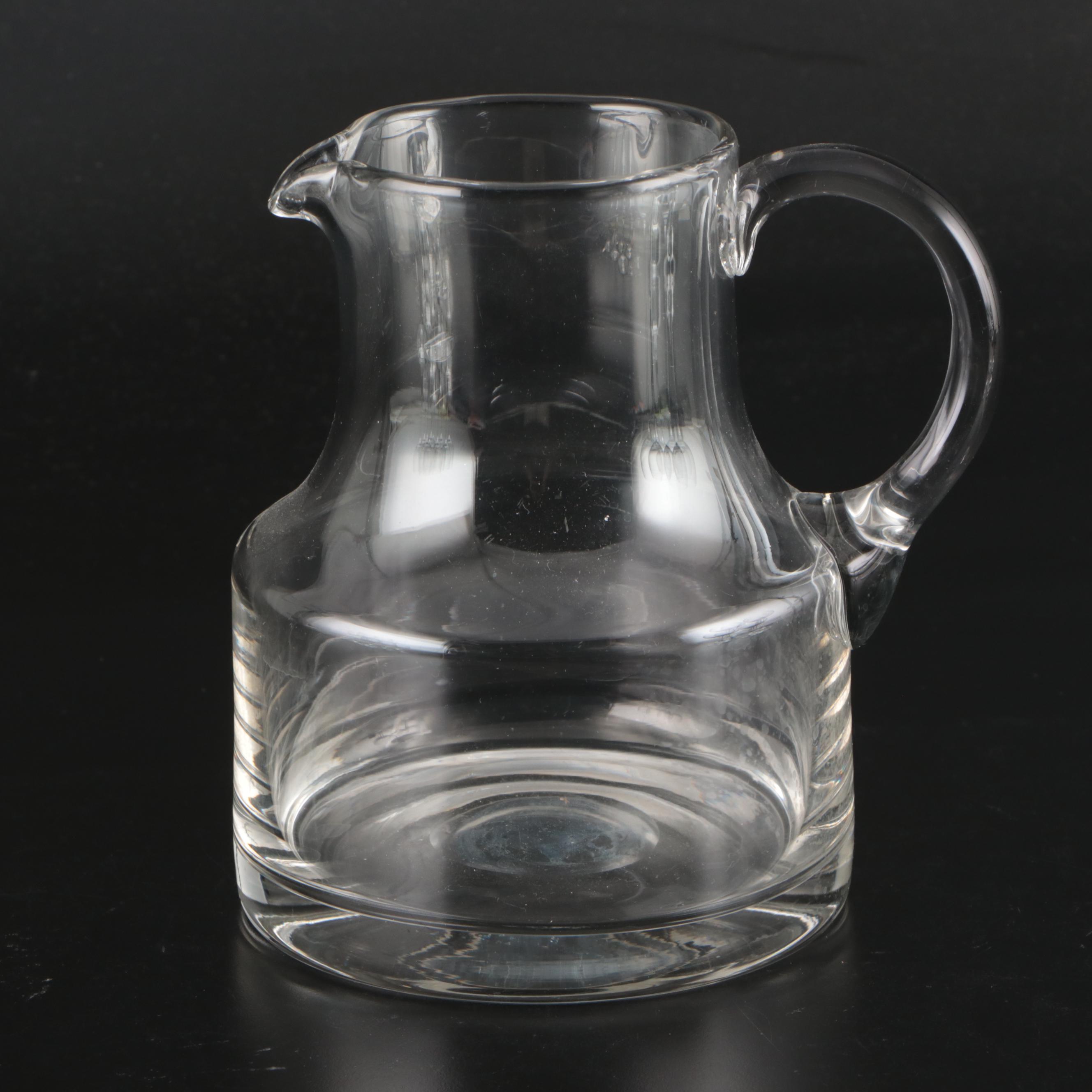 Schott Zwiesel and Other Wine Glasses with Glass Pitcher