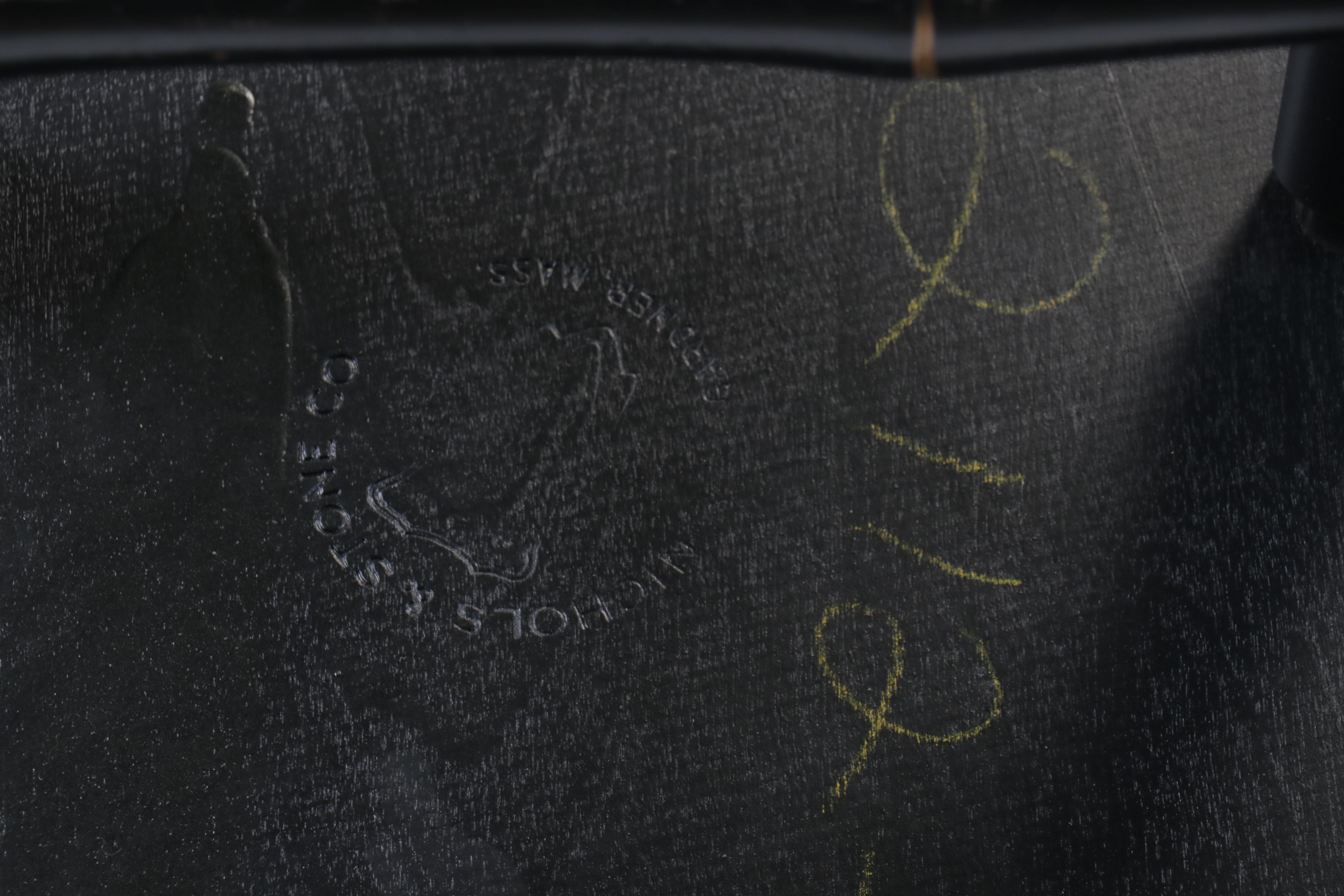 Pair of Nichols & Stone Hitchcock Style Stencil-Decorated Armchairs